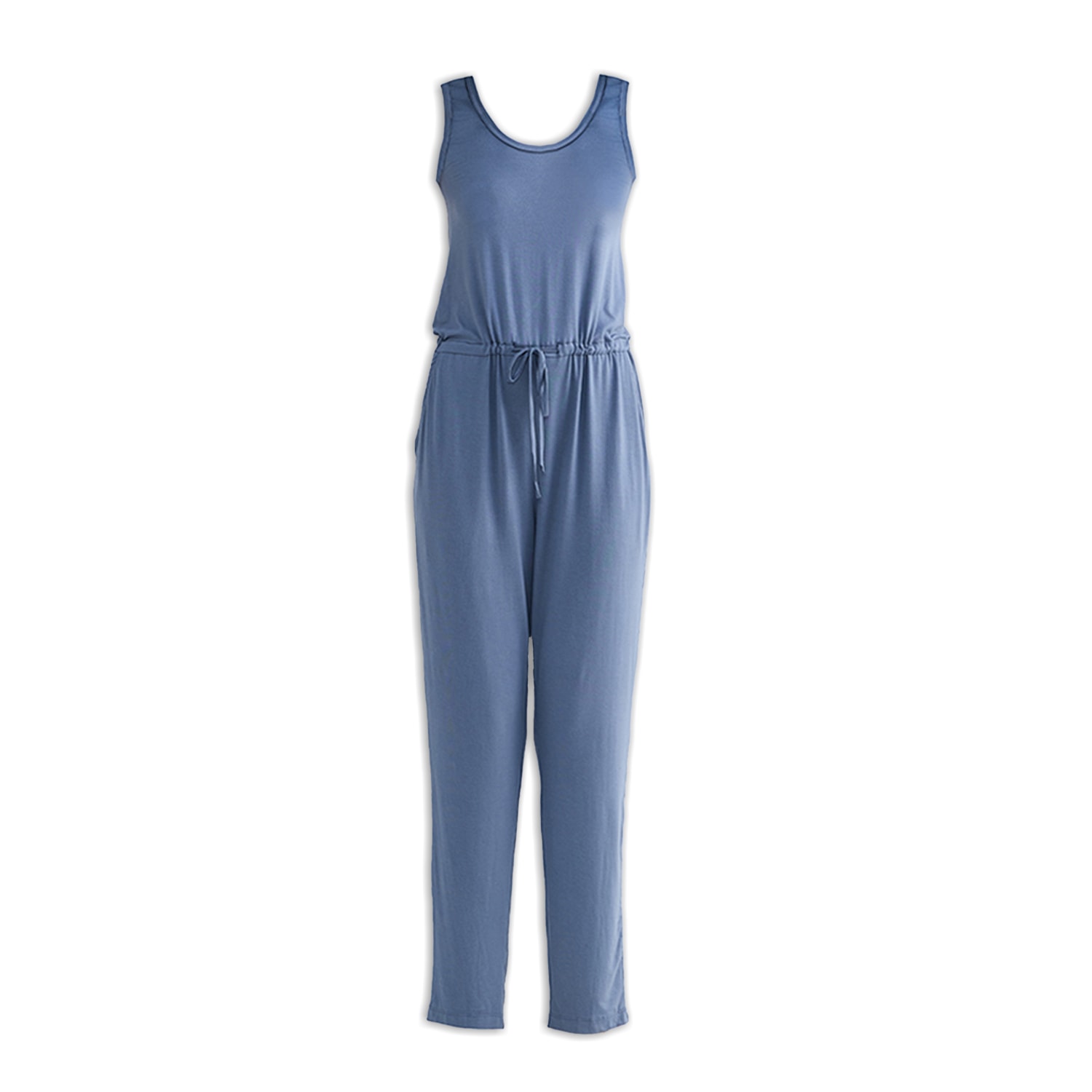 Reistor Relaxed Drawstring Jumpsuit In Blue
