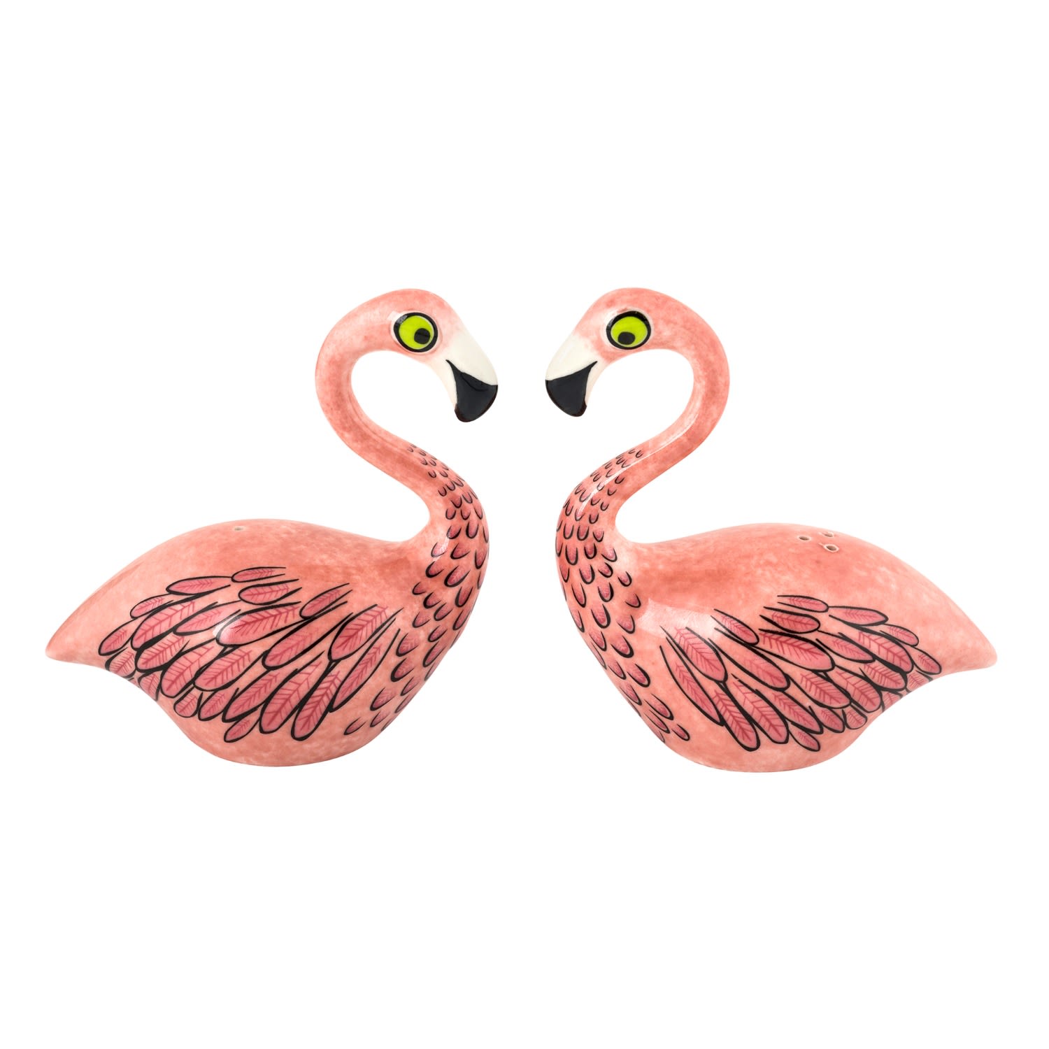 Pink / Purple Flamingo Salt & Pepper Set Hannah Turner