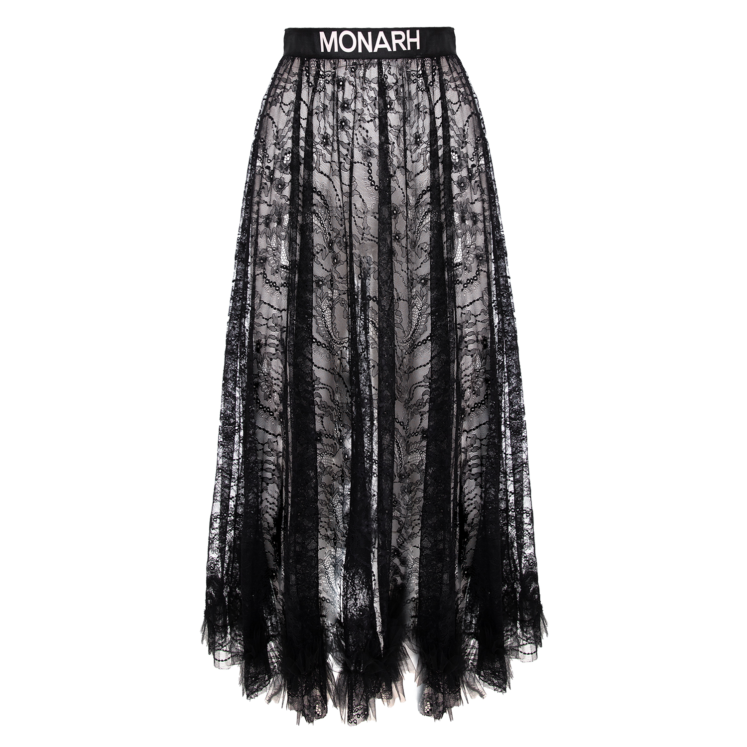 スカート THEREDTHREAD S lace trim suit skirt M THEREDTHREAD / ザ