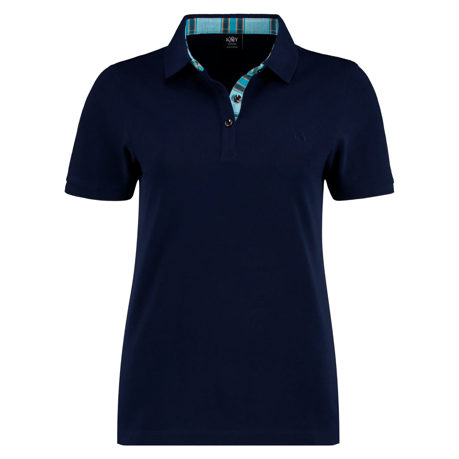 navy blue polo shirts womens