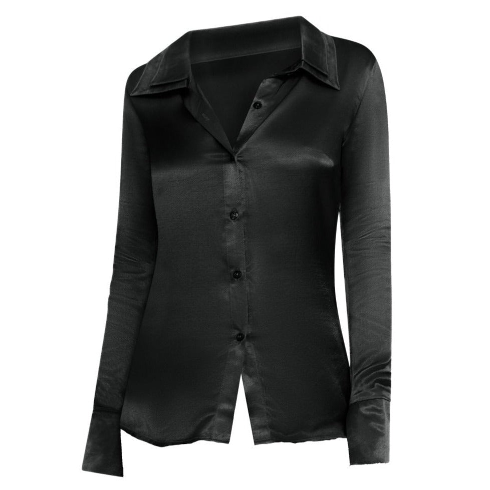 Women’s Black Ria Blouse In Midnight Extra Small Sincerely Ria