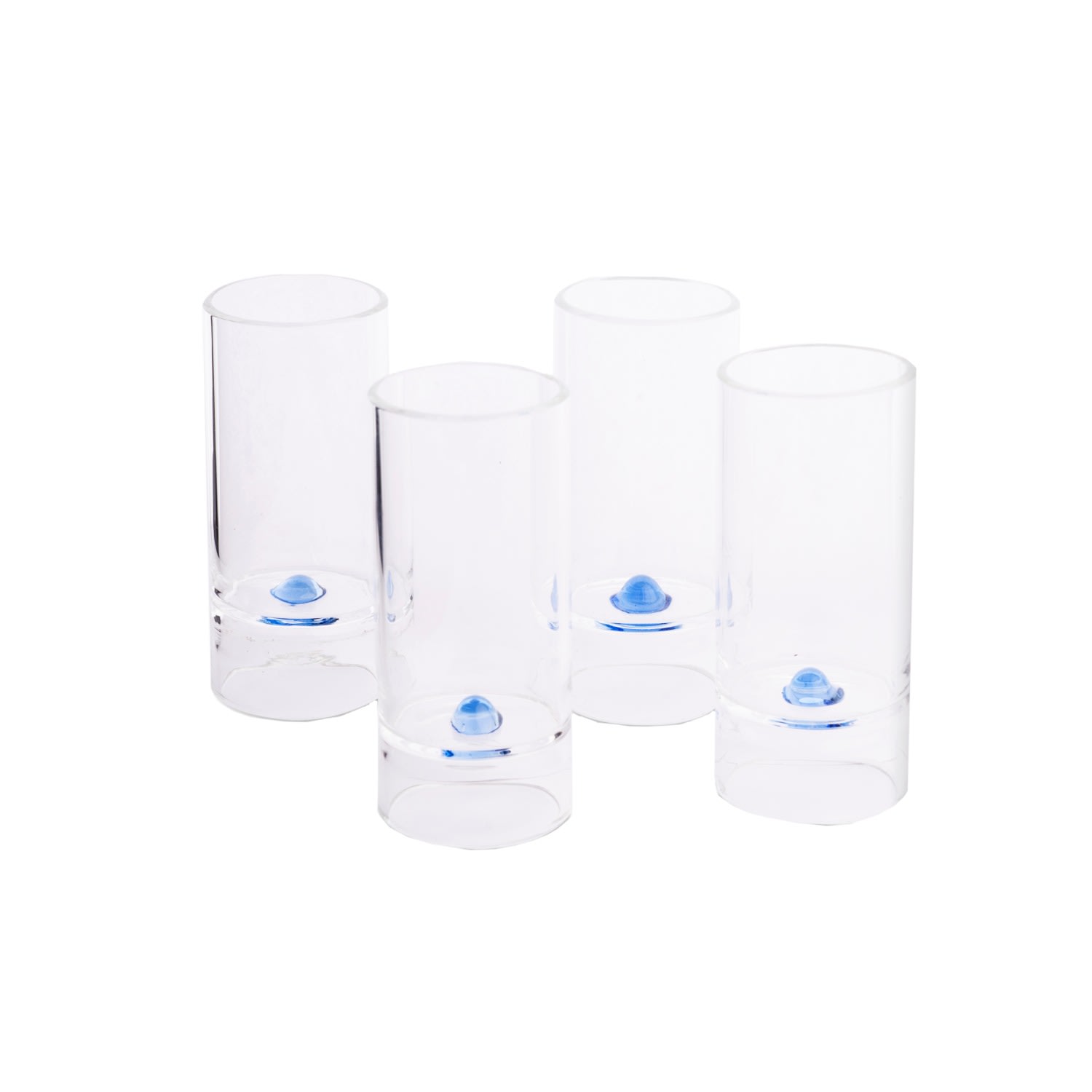 And Jacob Neutrals Four Shots Mezcal Tequila Glasses In White