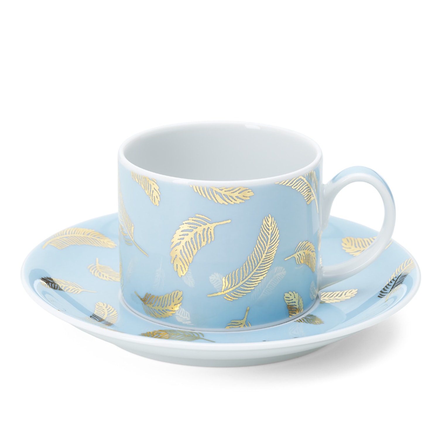 Arro Porcelain Light Blue Tea- And Coffeecup In Blue