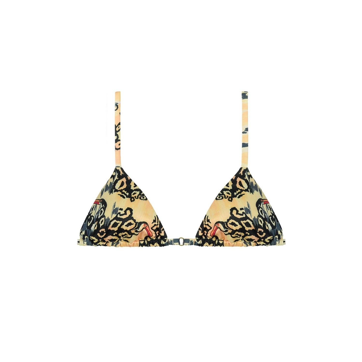 Heliophilia Women's Tukan Bikini Top In Yellow