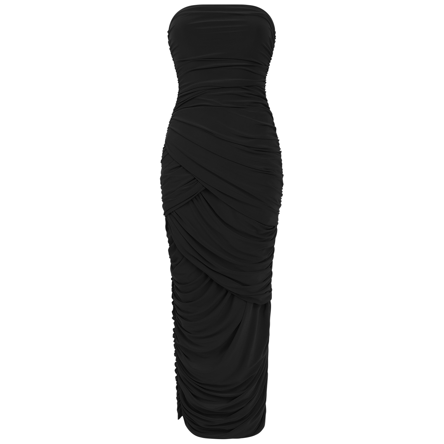 Celestine & Mae Women's Meissa Midaxi Dress In Navsoul Black In Black