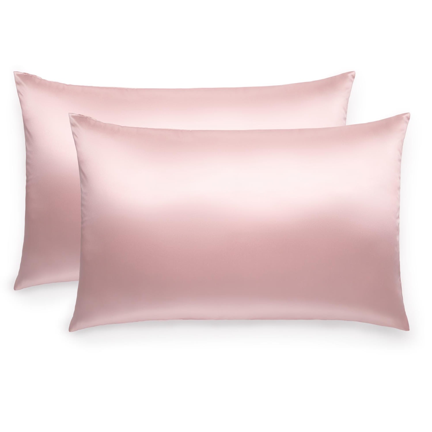 Pink / Purple Pink Mulberry Silk Pillowcase Set Of 2 - Standard Queen Silk Works London