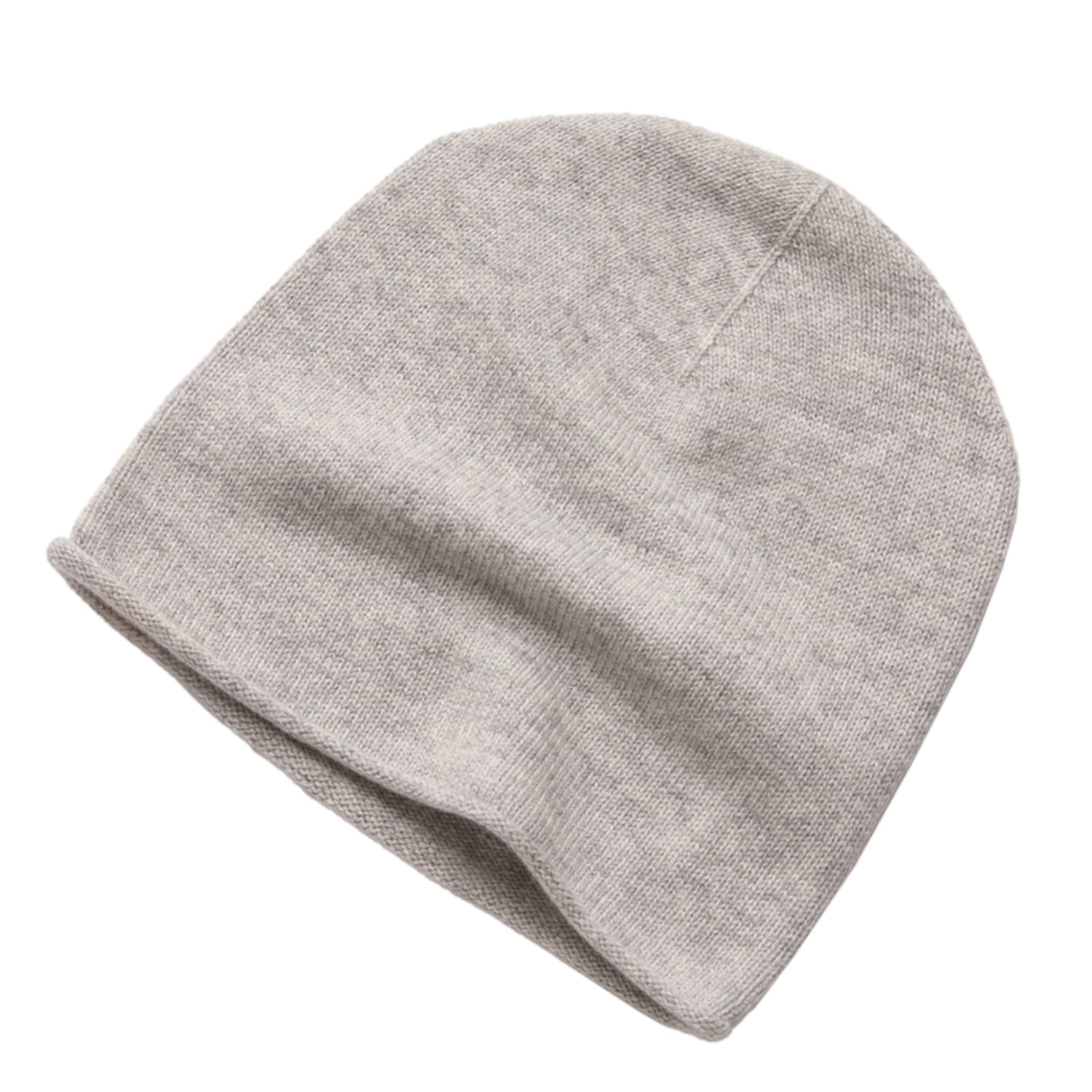 Cove Women's Cashmere Grey Beanie Hat In Grey