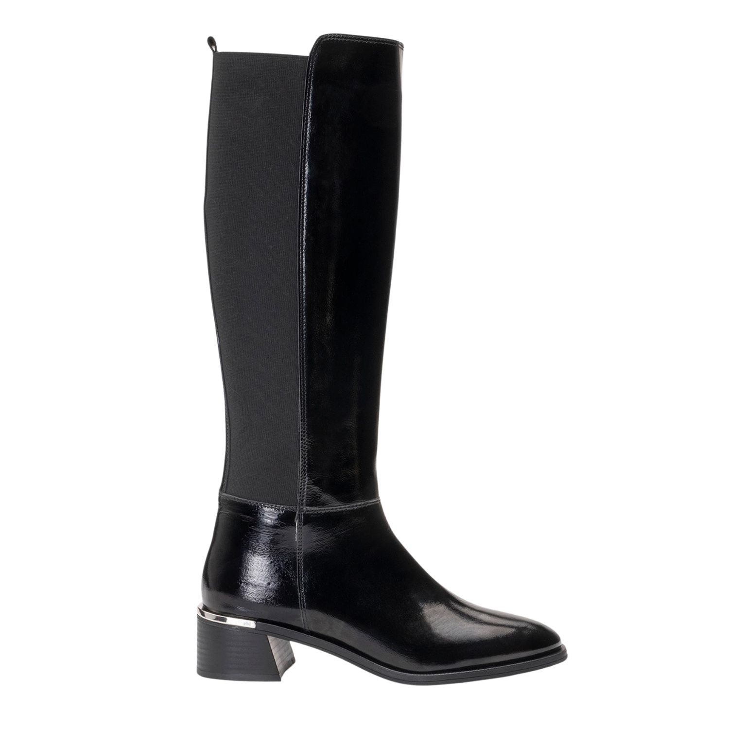 Forever & Always Shoes Rochos Leather Boot In Black
