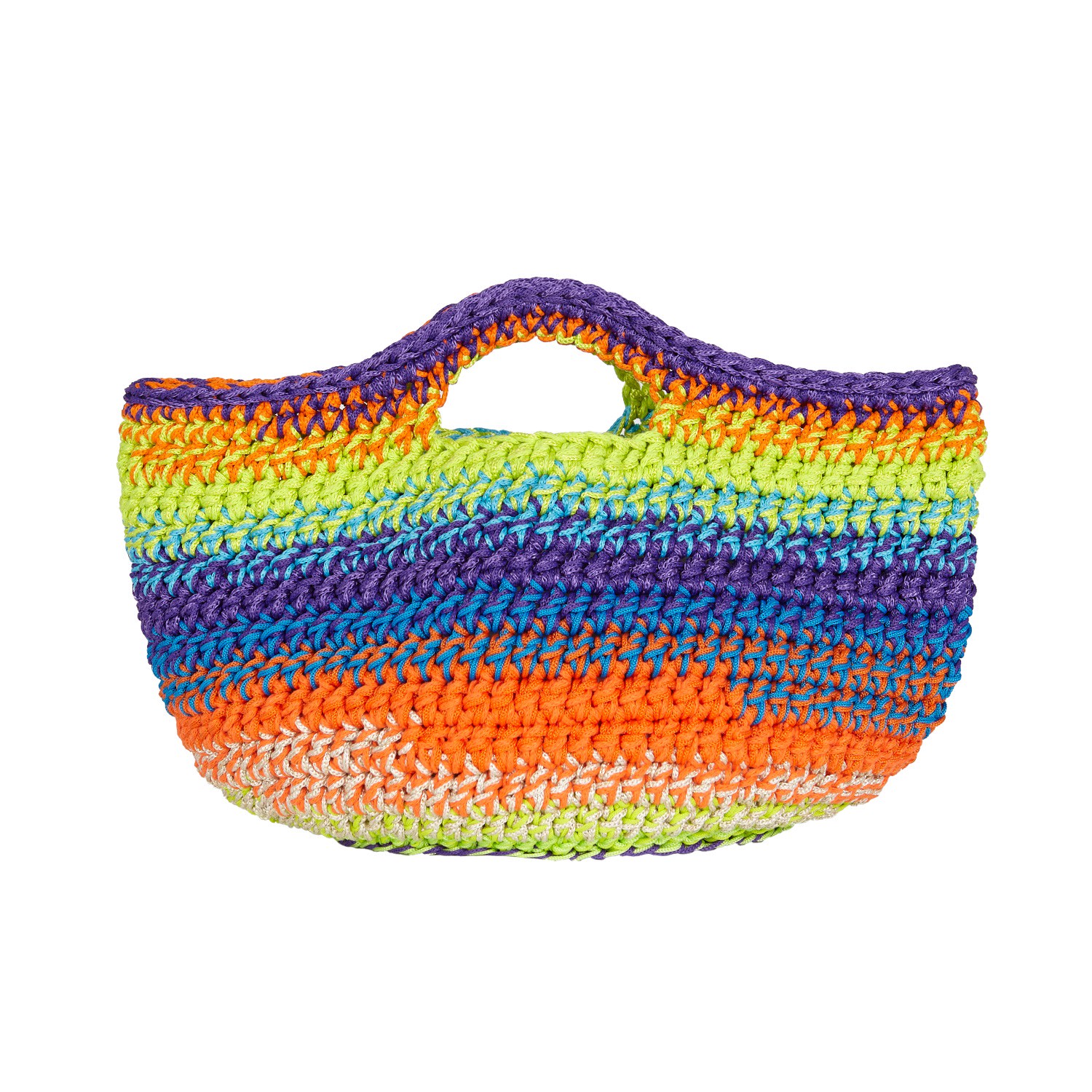 Shareyourluce Women's Blue / Yellow / Orange Blue Happiness Bag - Big Size