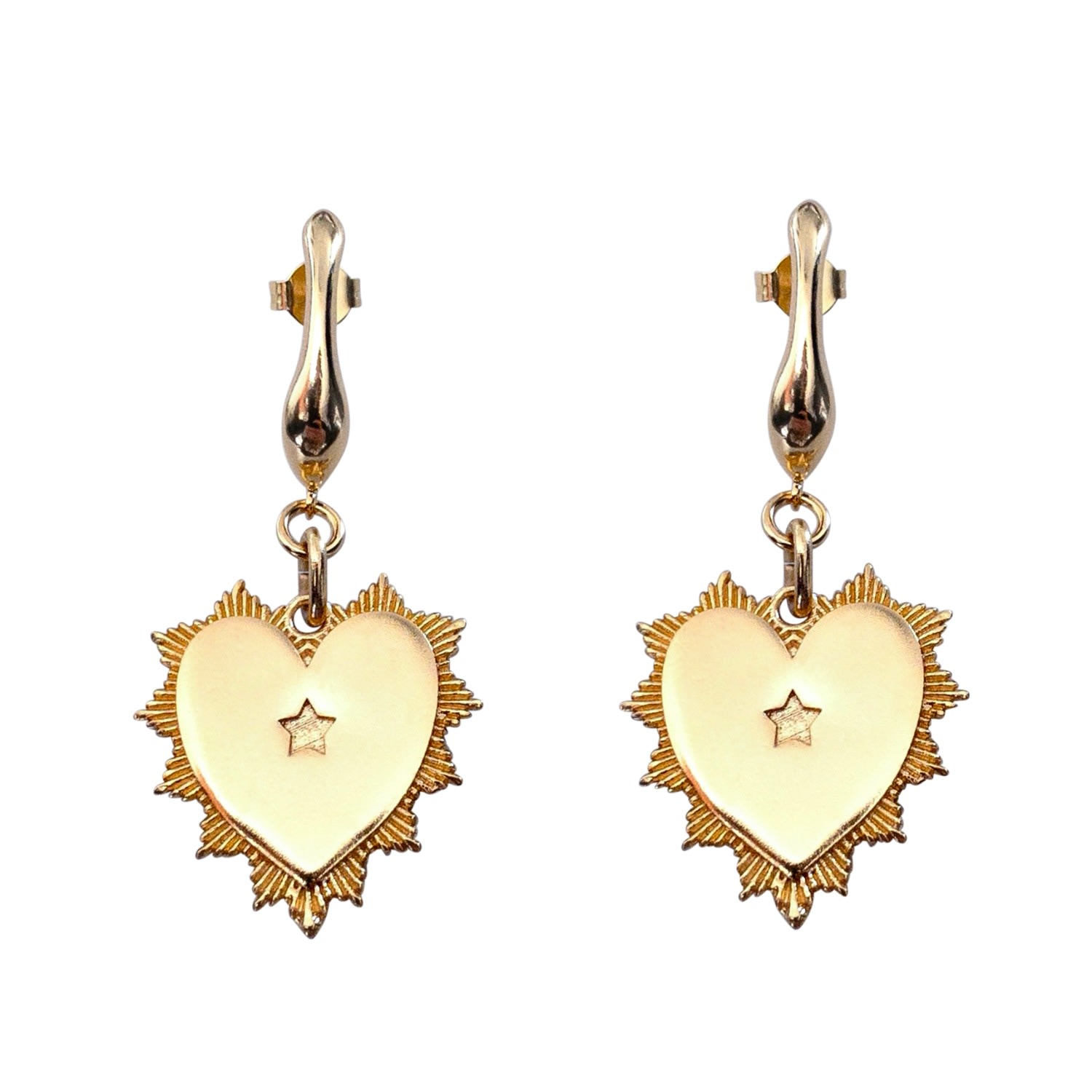 Women’s Gold Yoku Earrings In Cauda Venenum