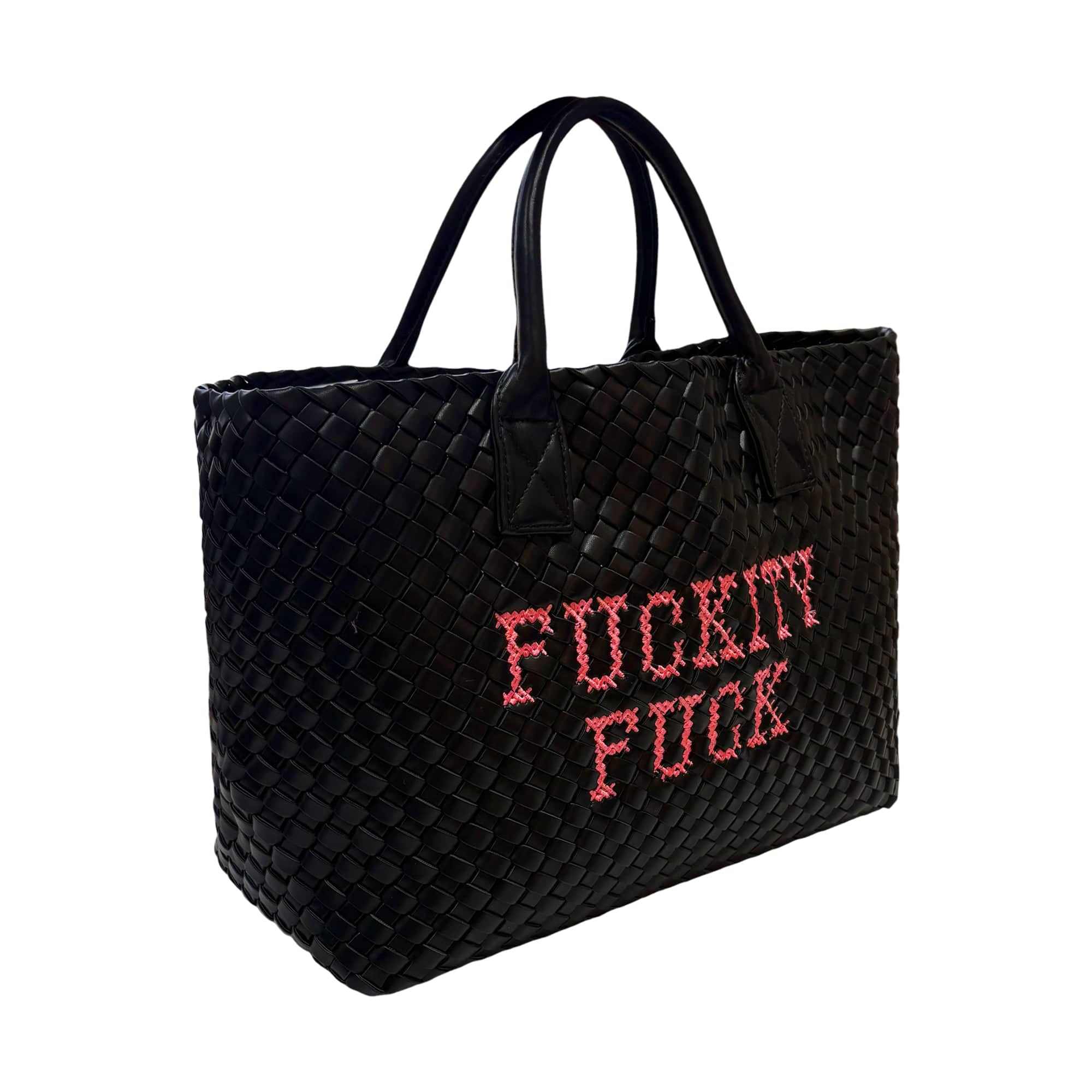 Fuckity Fuck Embroidered Handbag | Lilly Loves | Wolf & Badger