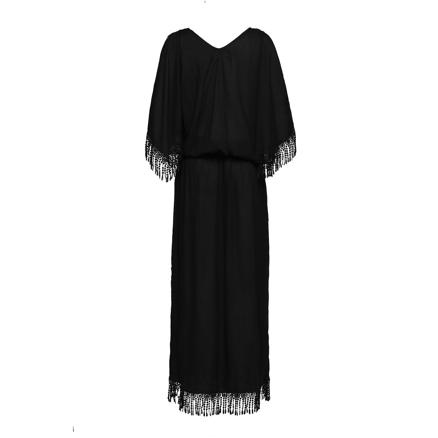 House Of Dharma Women's The Day Dreamer Maxi Kaftan Black