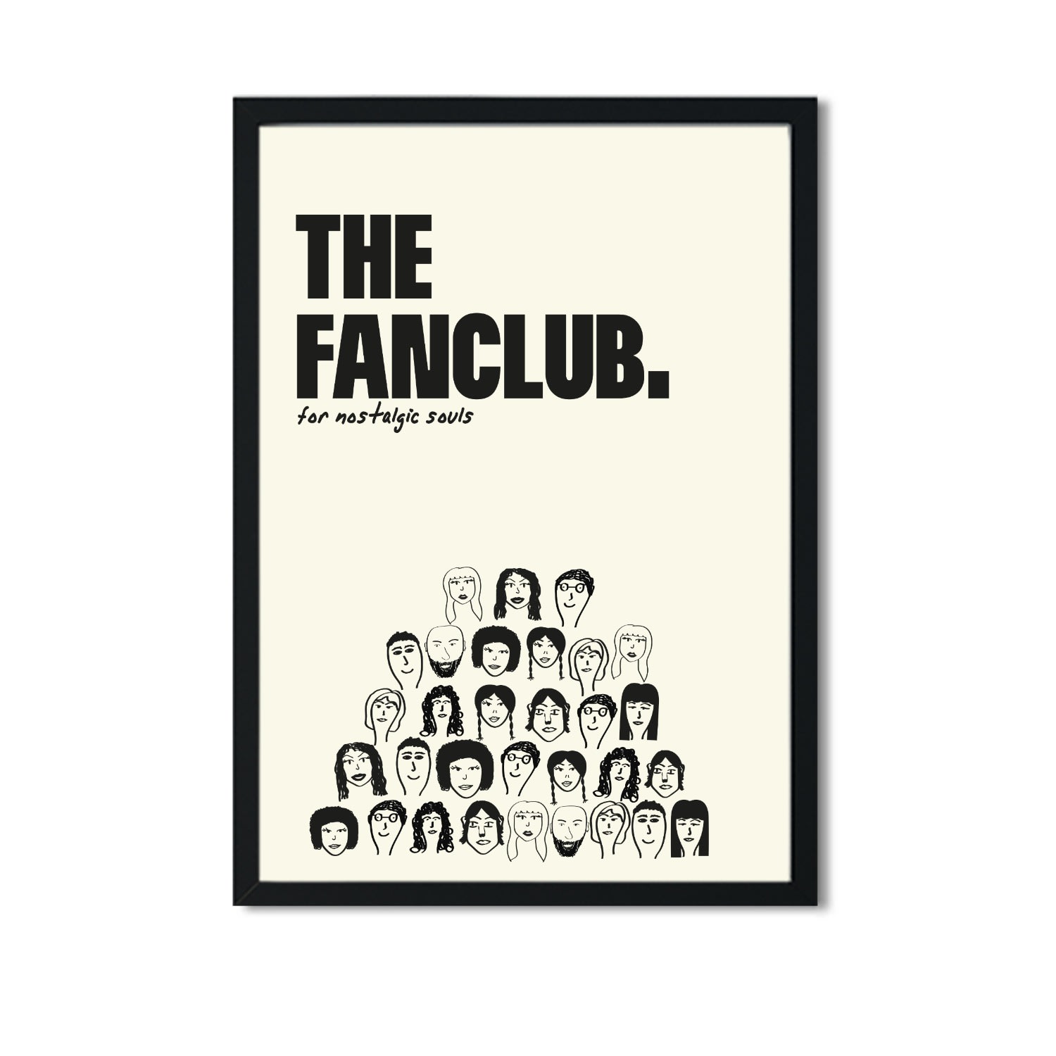 Neutrals The Fanclub Charity Retro GiclÃ©e Art Print A3 297 X 420Mm