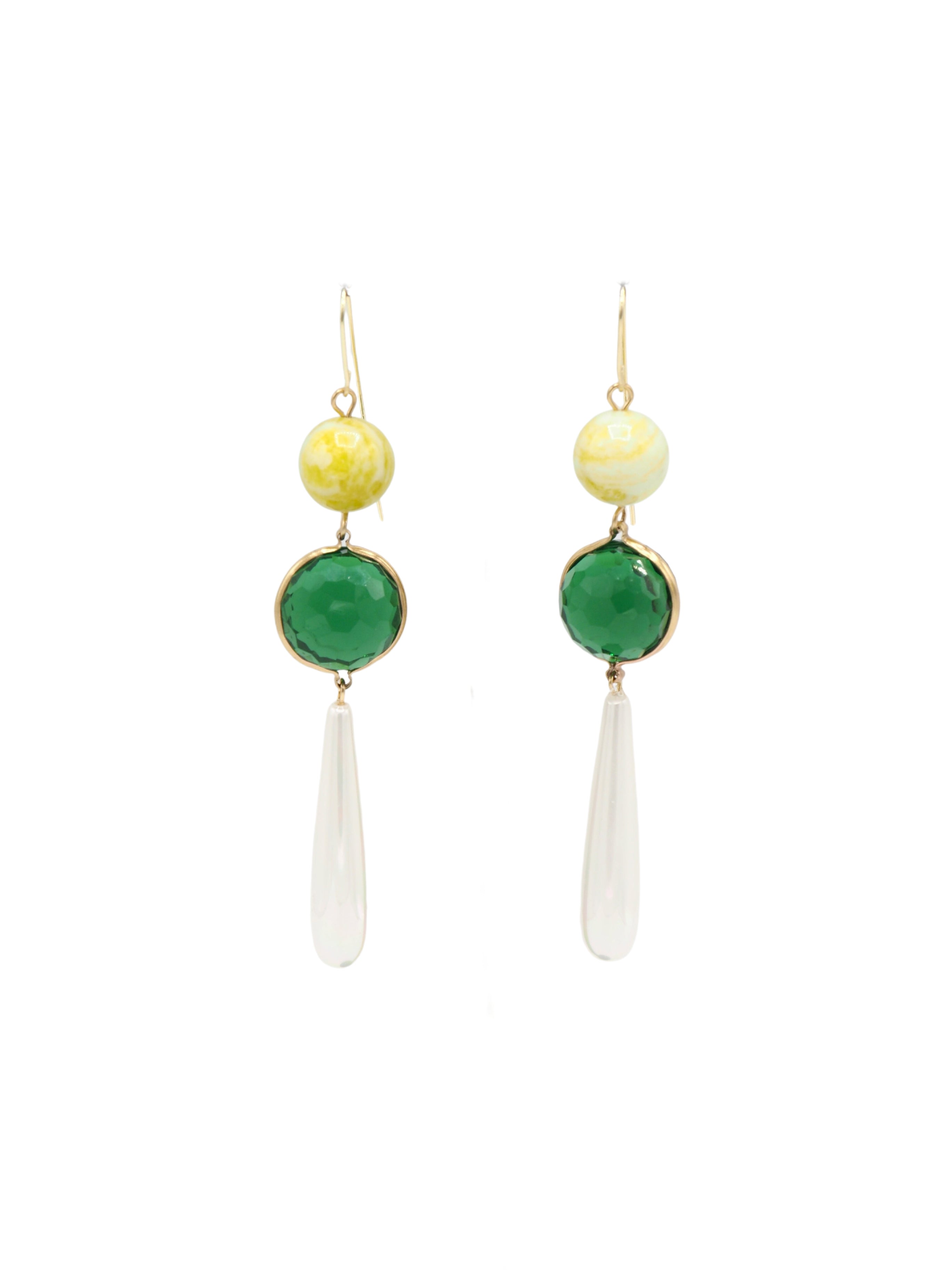 Women’s Dardo Earrings - Green Sita Nevado