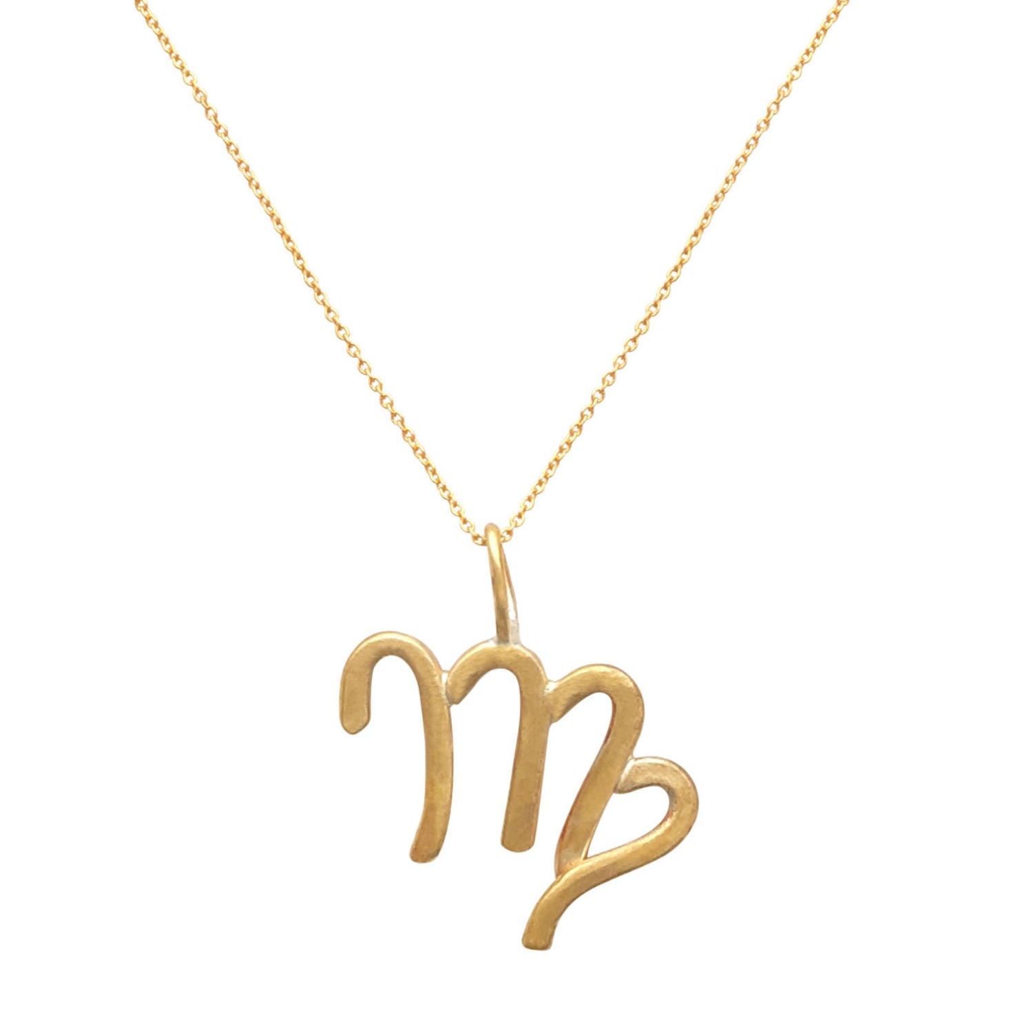 Lily Flo Jewellery Women's Scorpio Yellow Gold Pendant Necklace