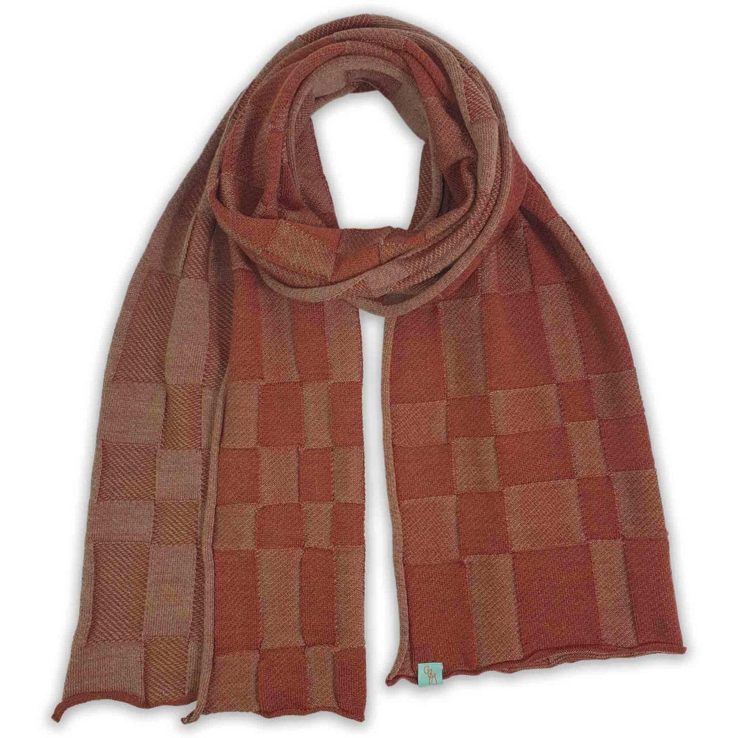 Otto & Spike Women's Yellow / Orange Scarves - Gentle - Bronze In Orange