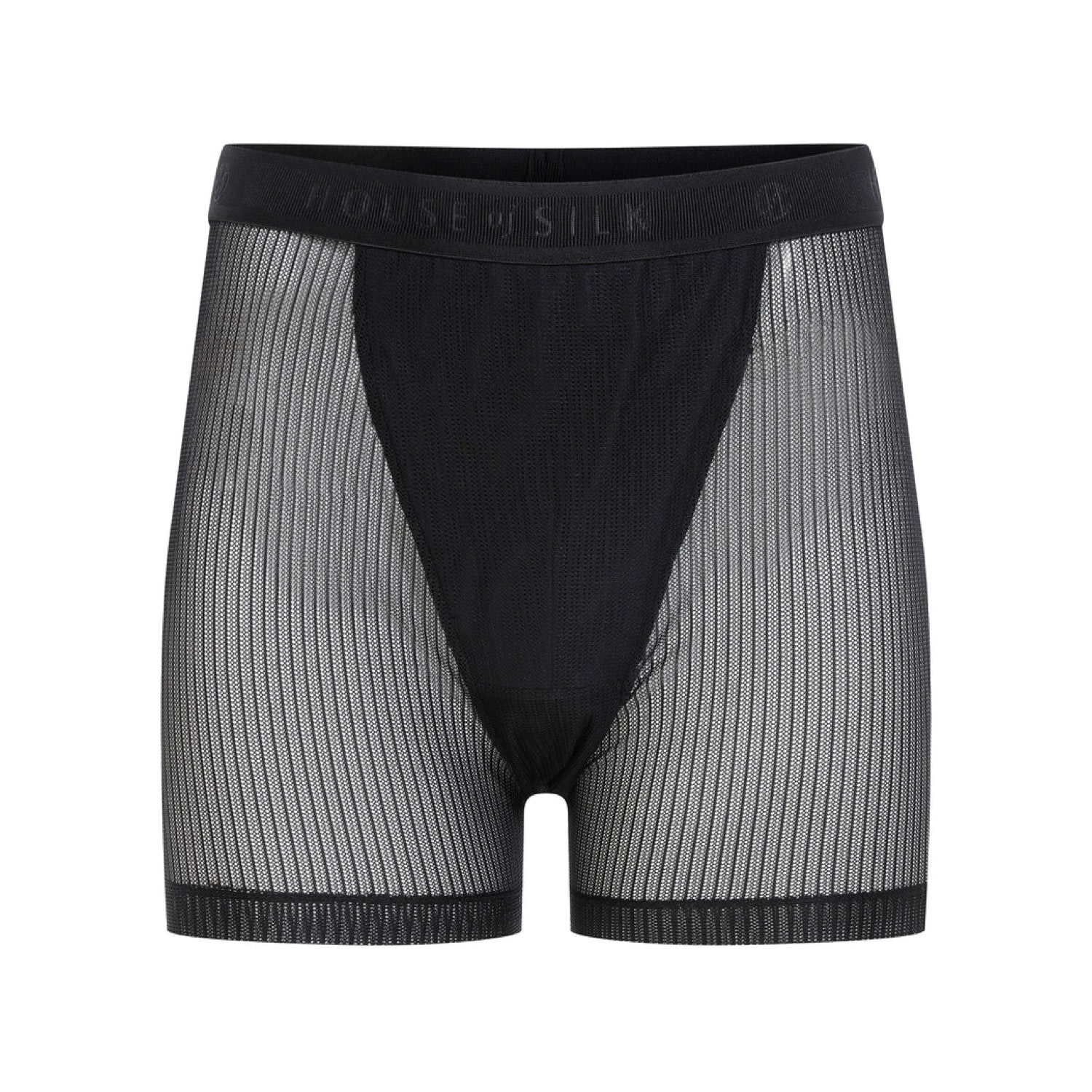 House Of Silk Fleur Tulle Men's Boxer Black In Black