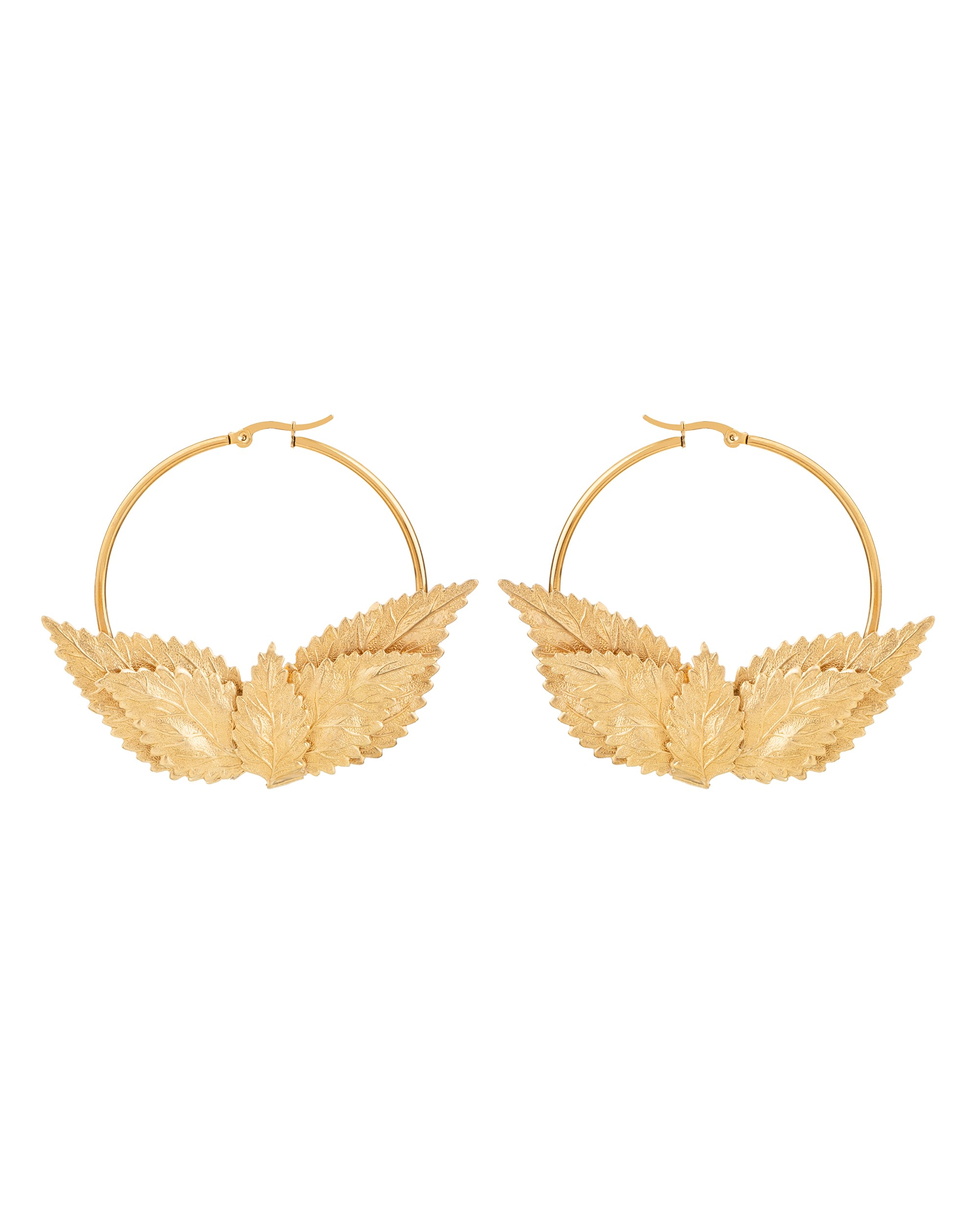 Women’s Gold Neca Hoop Earrings Pat’s Jewelry