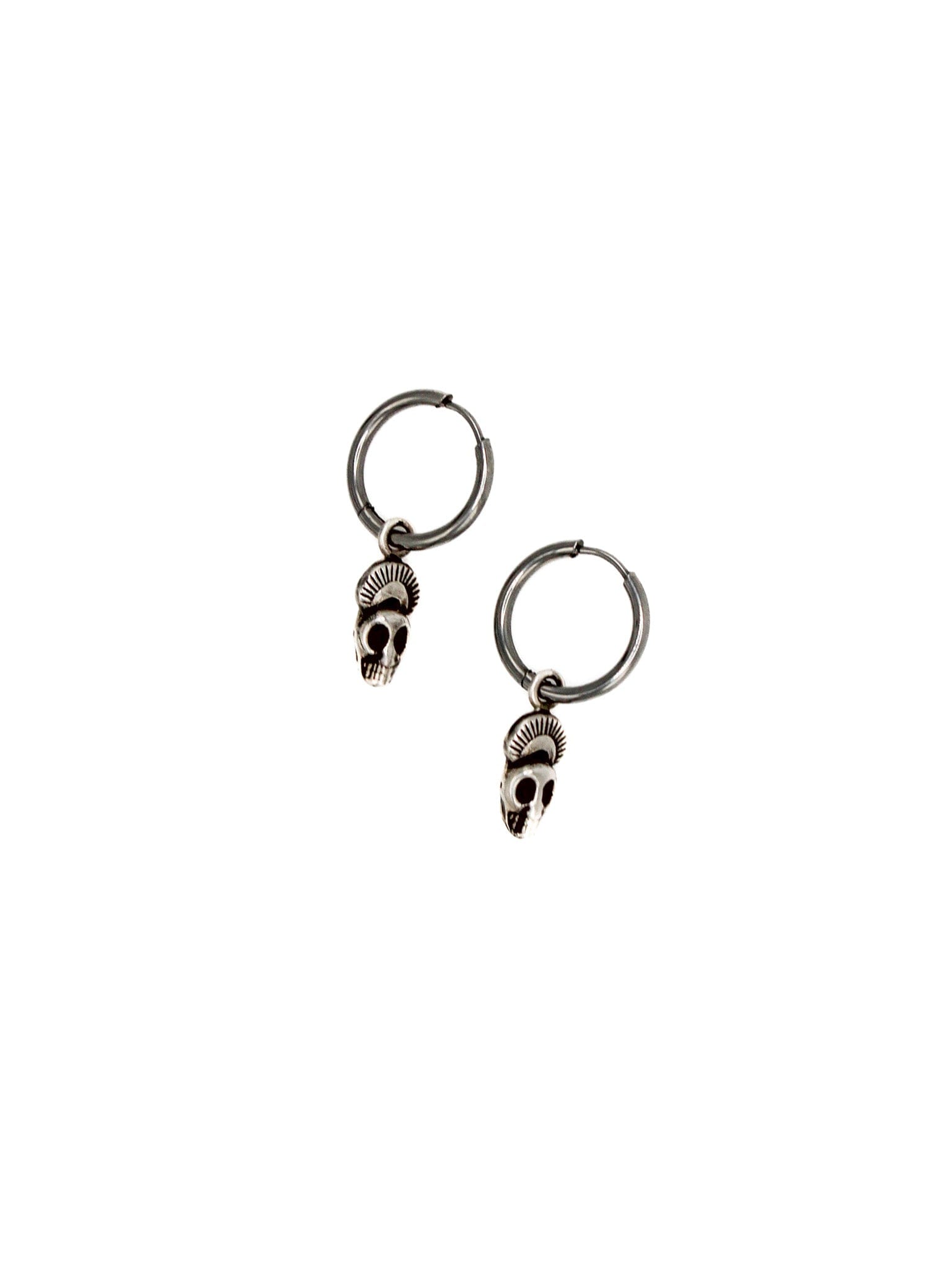 Yoté Jewelry Women's Silver Memento Hoops Ss In Gray