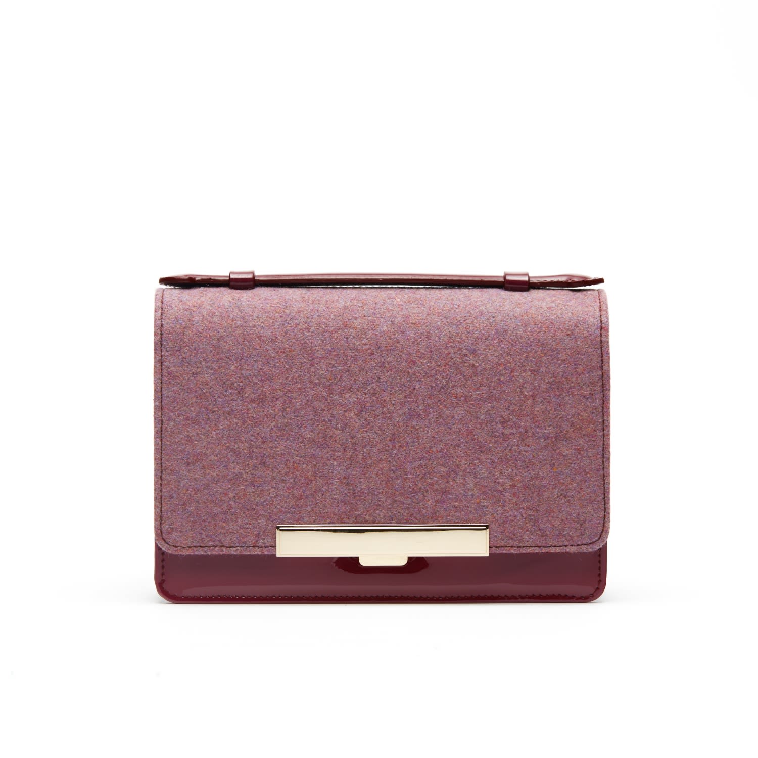 Women’s Pink / Purple Dr. Clutch- Compact Purse - Bordeaux Color Danni Ro