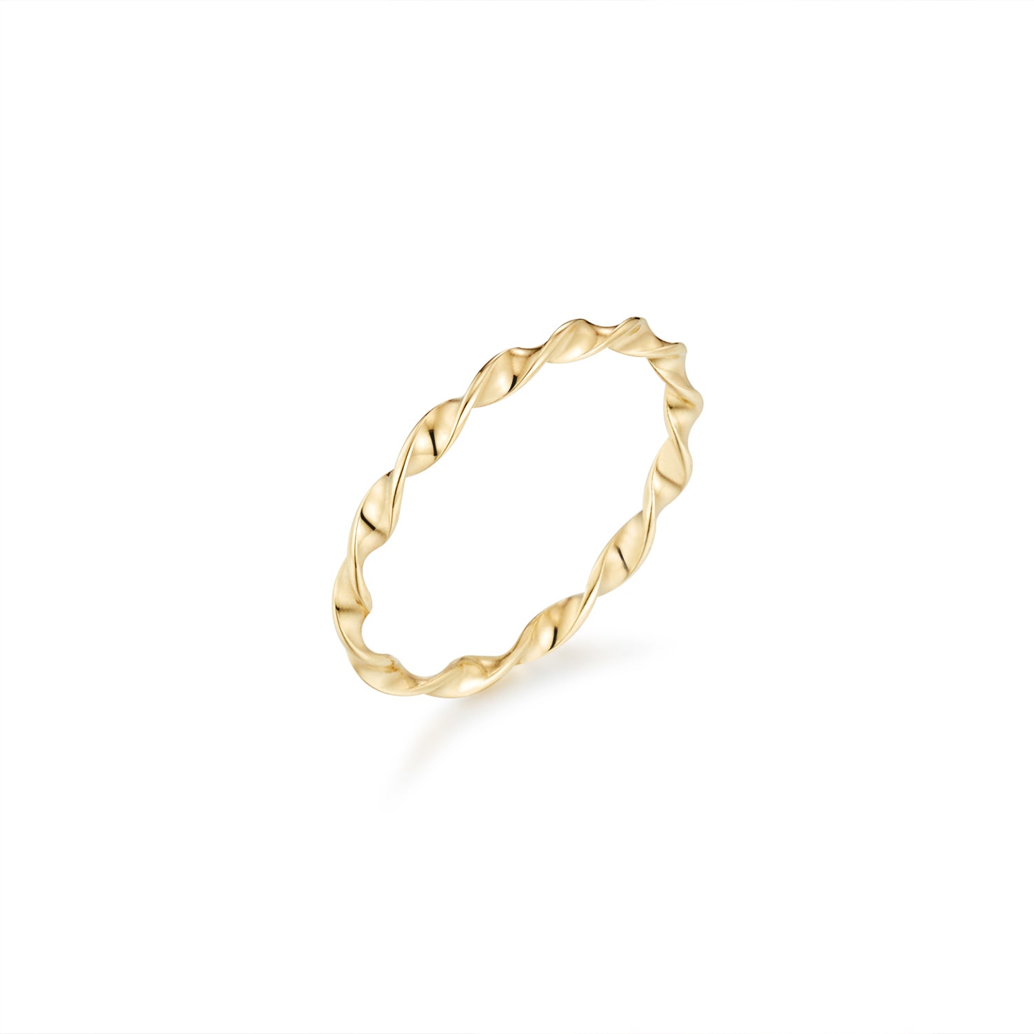Didier Dubot Women's Miss. Doux Twisted Yellow Gold Shade Band In Gold