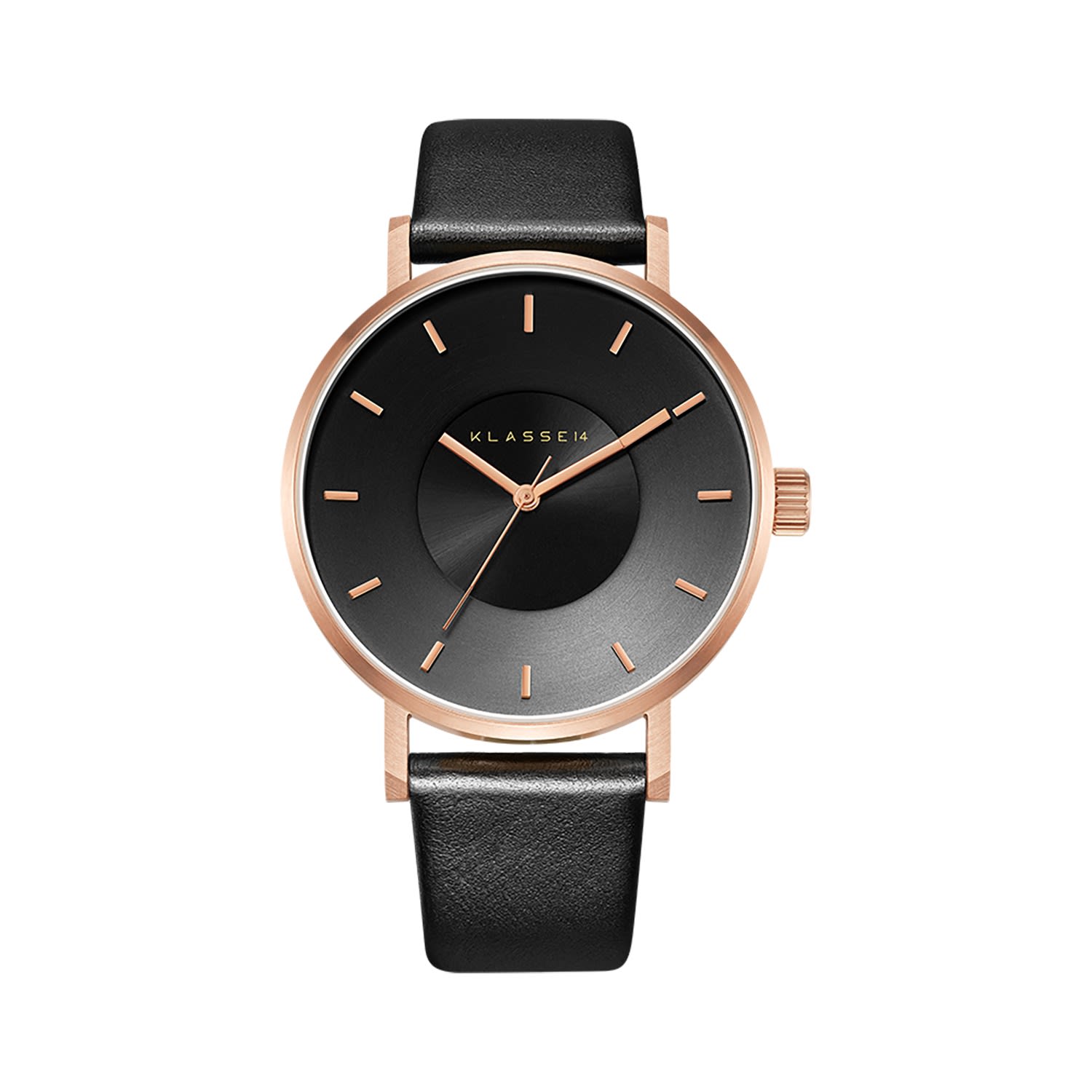 Men’s Rose Gold / Black Volare Dark Rose 42Mm Klasse14