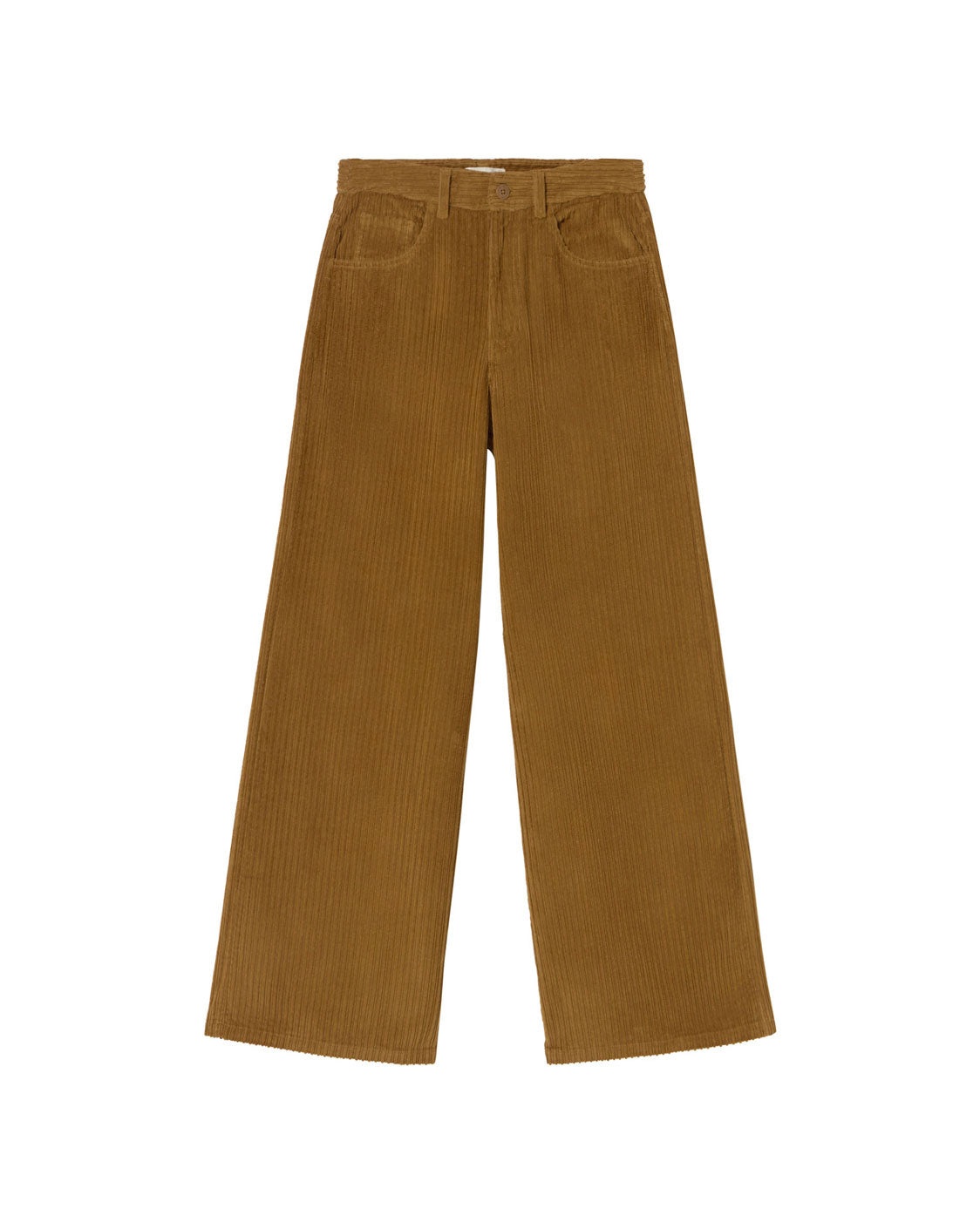 Thinking Mu Women's Brown Wide Leg Corduroy Hedda Pants In Brown
