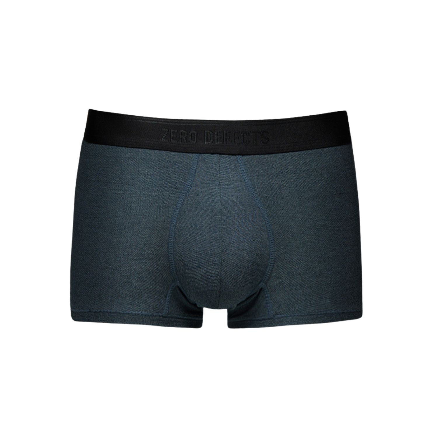 Zd Zero Defects Men's Grey Akiles Trunk – Breathable & Soft Soy Fiber - Color Graphite In Grey