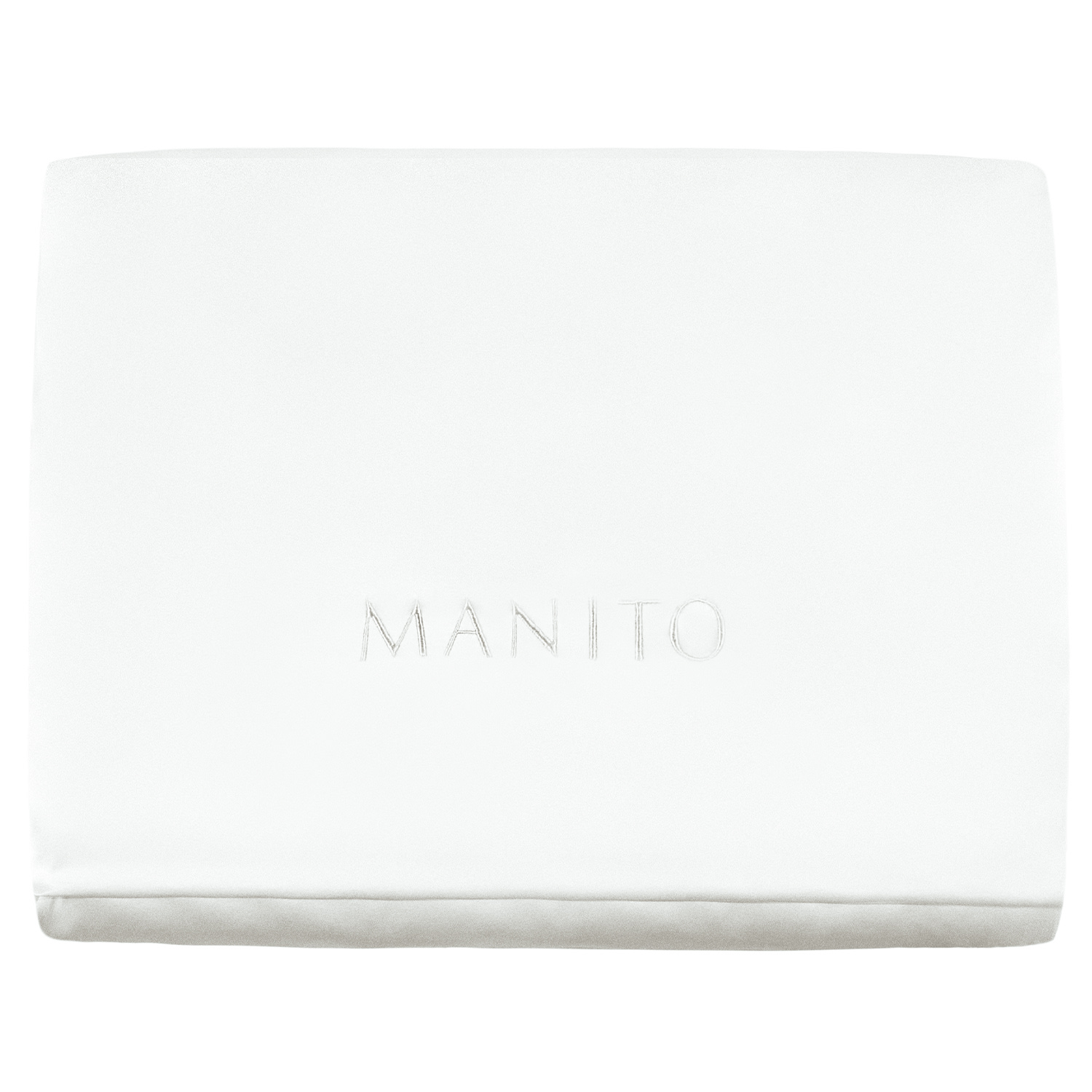 Manito The Twenty Two Silk Fitted Sheet  - Peony White In White