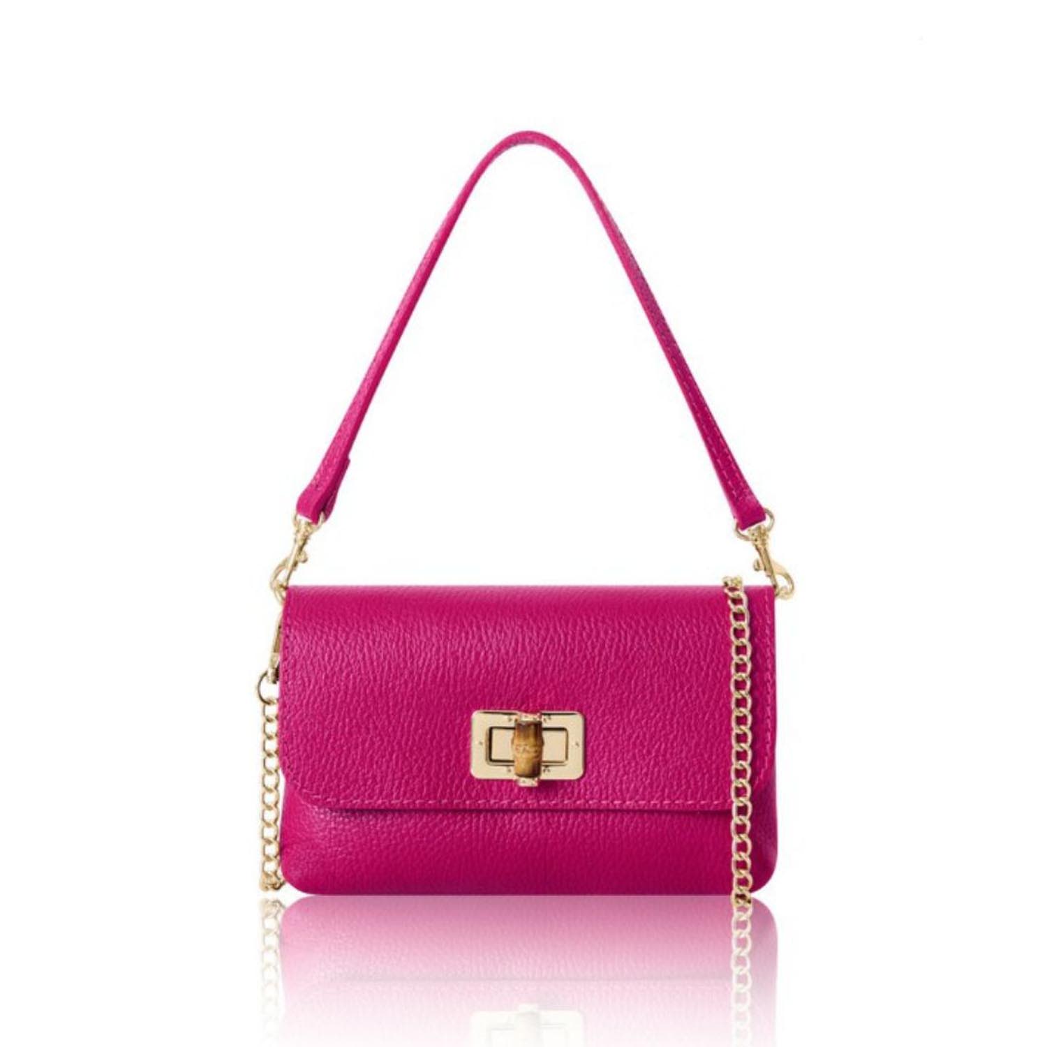 Betsy & Floss Women's Jesi Handbag And Clutch Bag In Fuchsia Pink In Pink