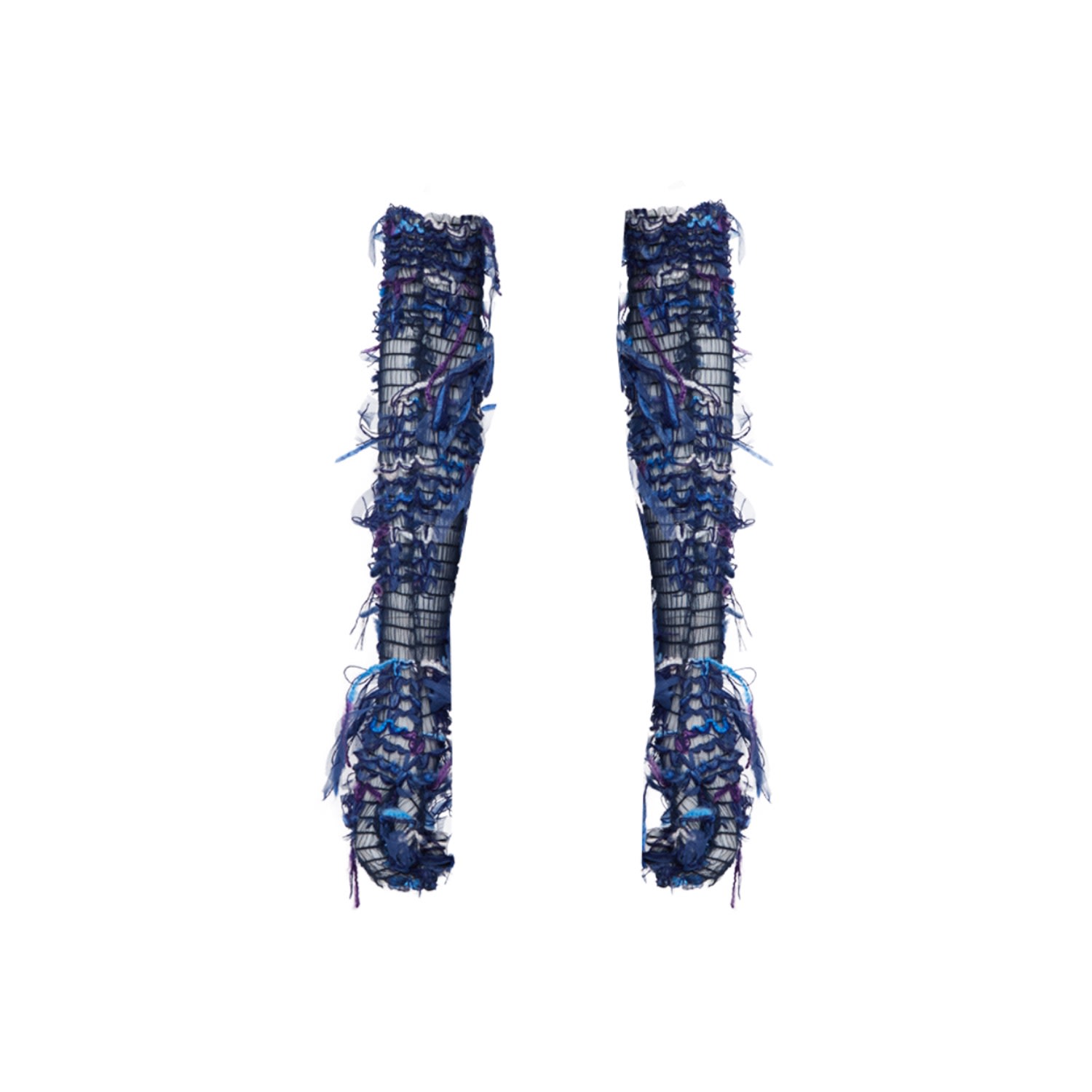 Sarah Regensburger Women's Goddess Summer Gloves Denim Blue In Blue