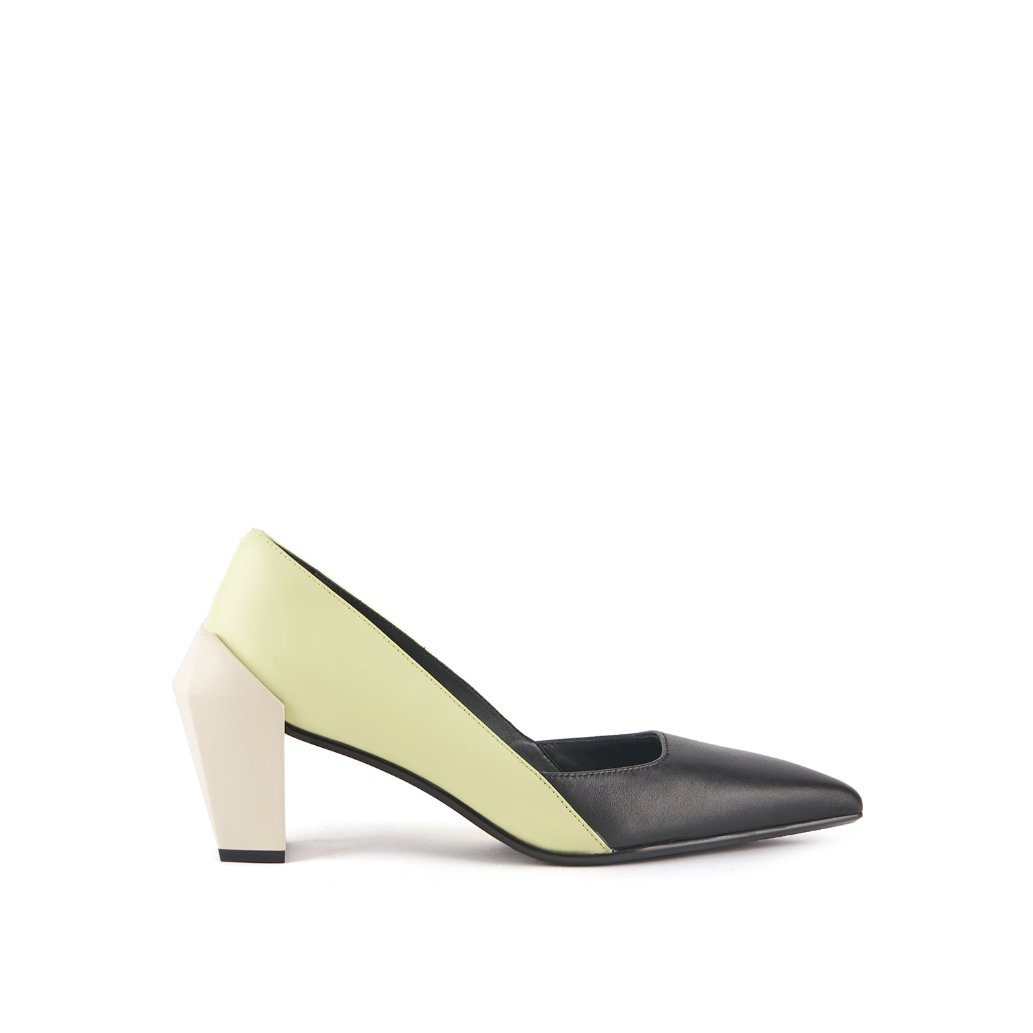 United Nude Gem Pump Mid In Green/black