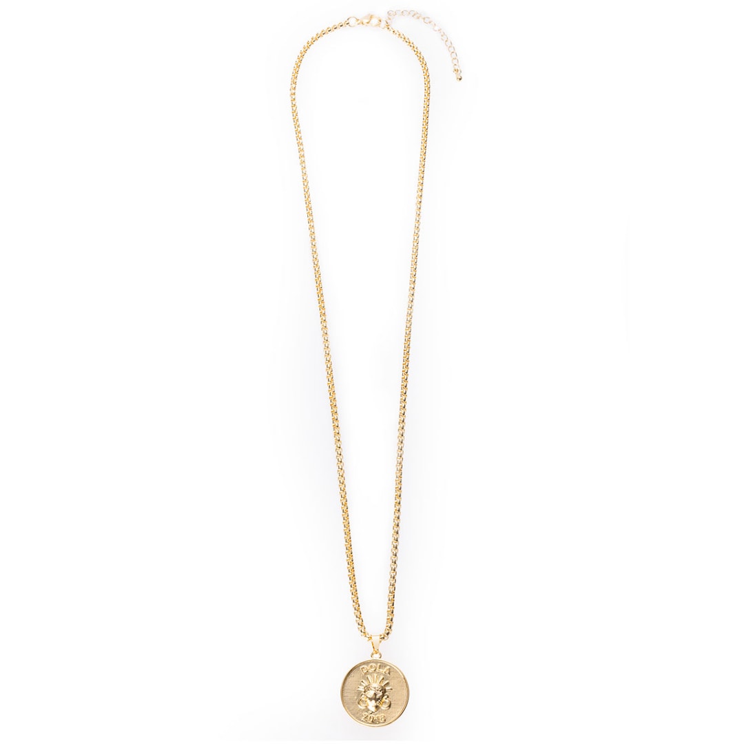 Dolà Men's Dola Coin Necklace In Gold