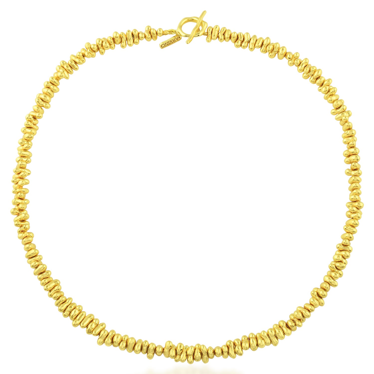 Arvino Pellet Necklace In Gold