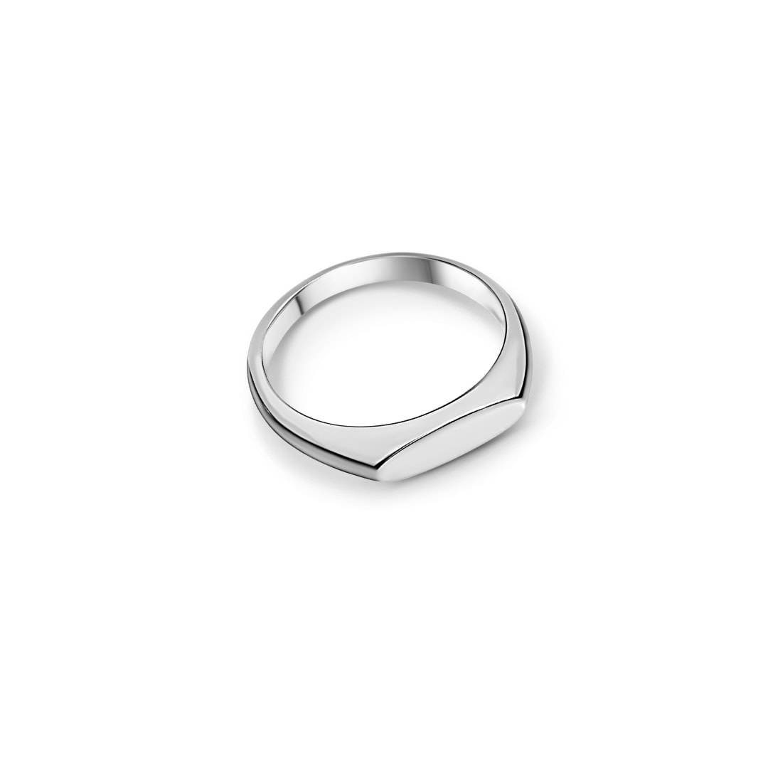 Fv Jewellery Women's Silver Bijoux Signet Ring