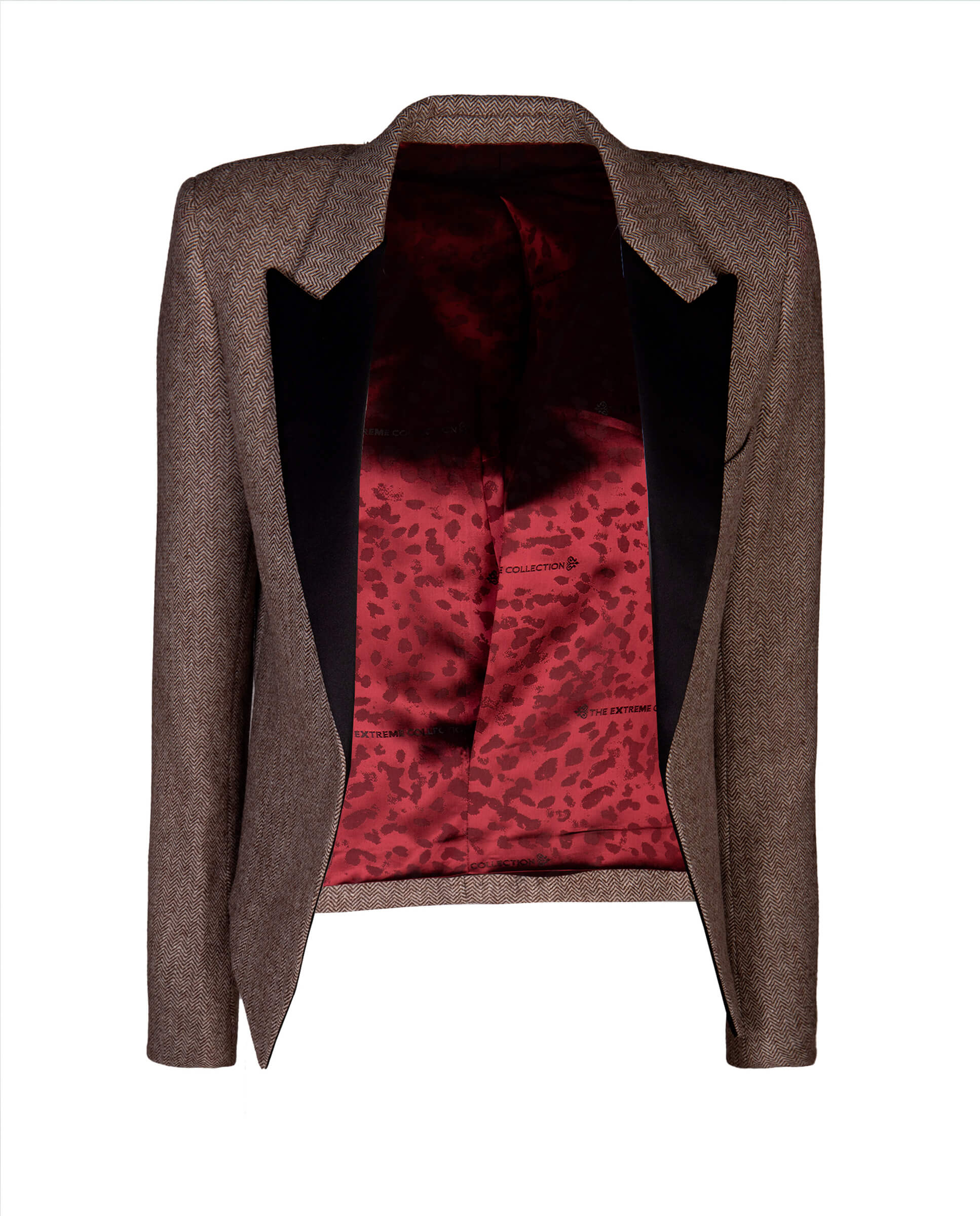 Women’s Brown Goldie Merino Wool Blazer Small The Extreme Collection