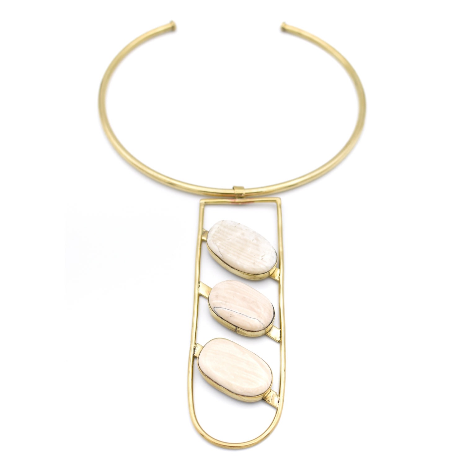 Lala Salama Women's Gold The Stone Choker In Gold