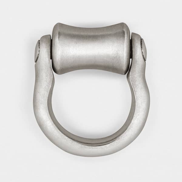 GUCCI MEN'S ROLLER RING IN STERLING SILVER