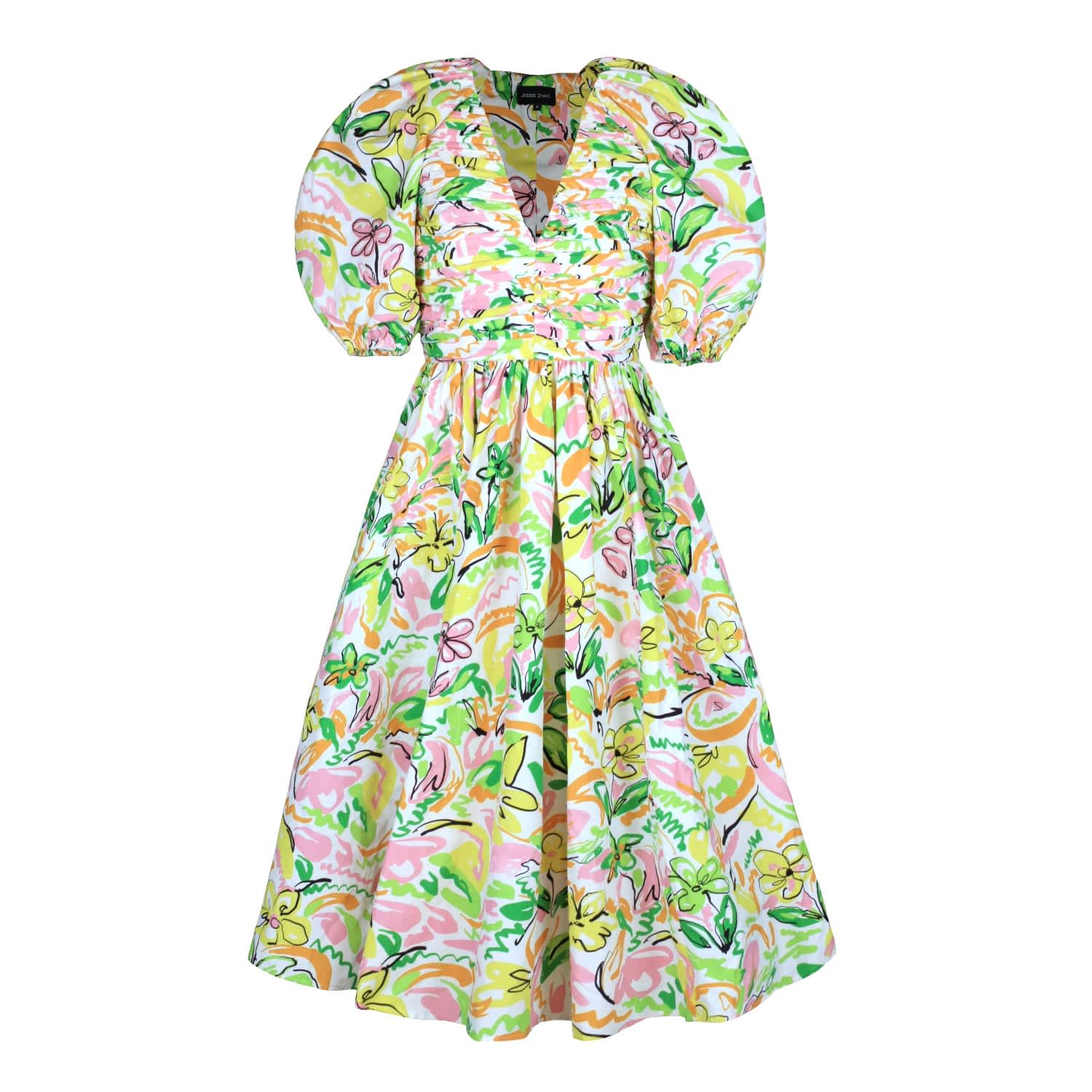 ロゼミューズ floral print pleats dress floral print pleats dress – BUNNY APARTMENT