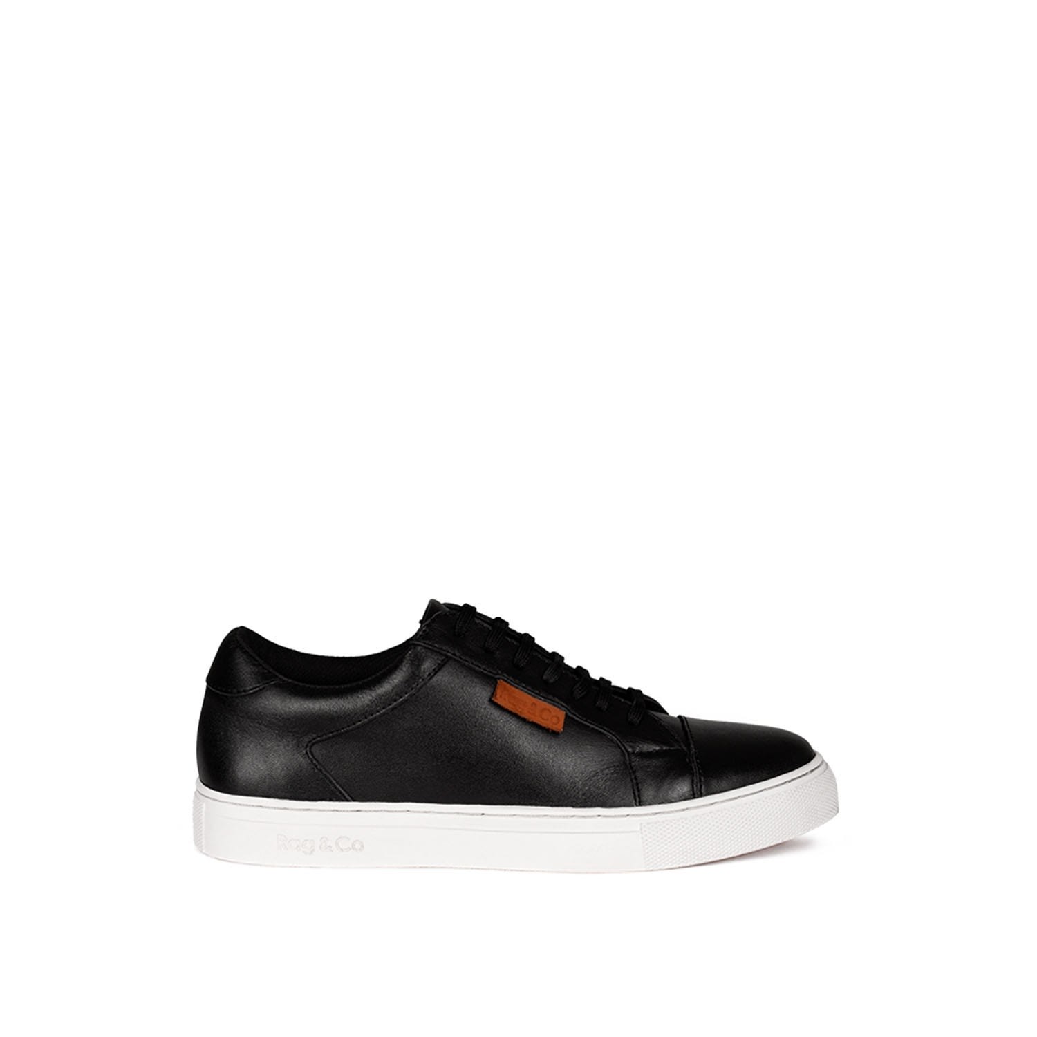 Rag & Co Women's Ashford Black Fine Suede Handcrafted Sneakers By