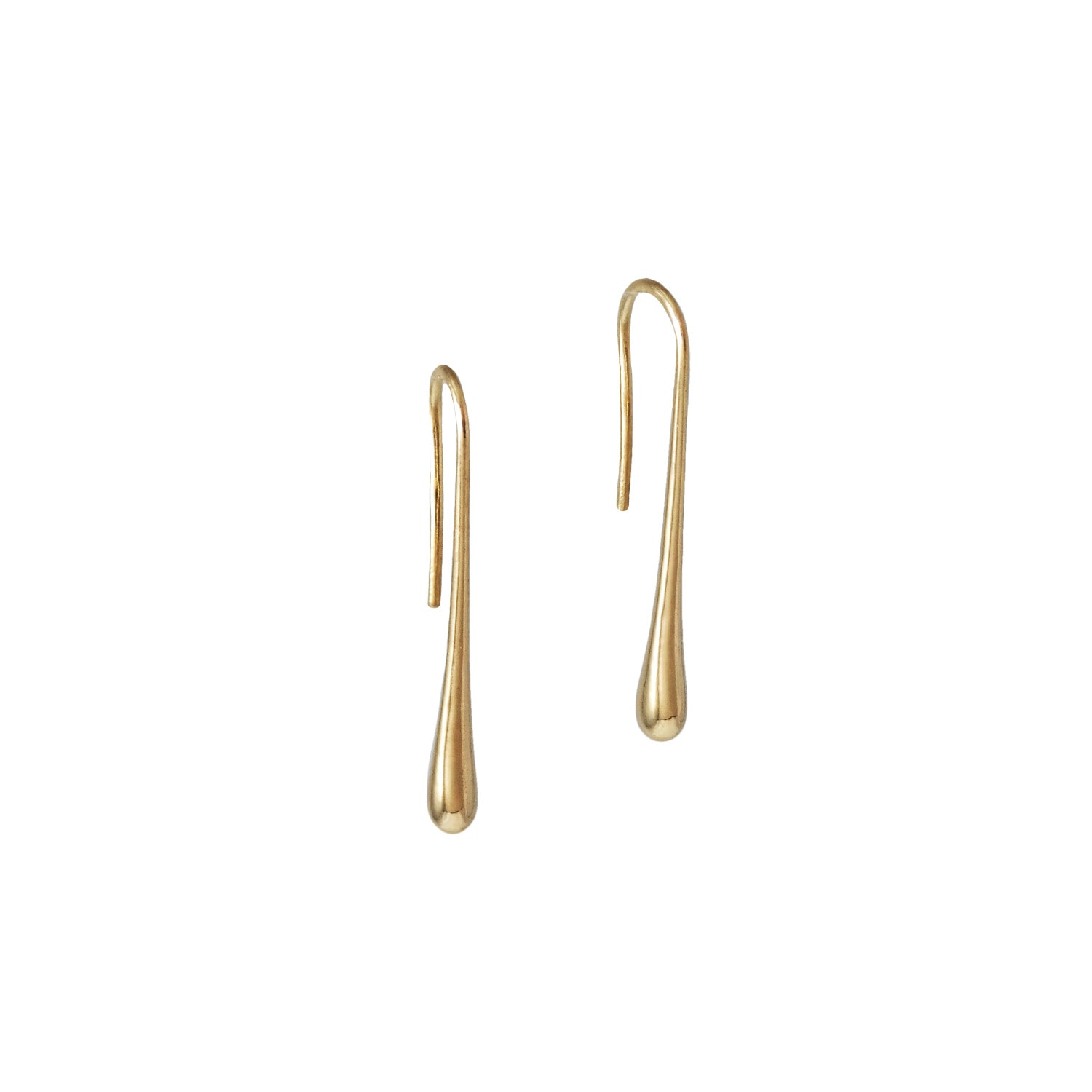 Women’s Droplet Gold Vermeil Earrings Marie June Jewelry