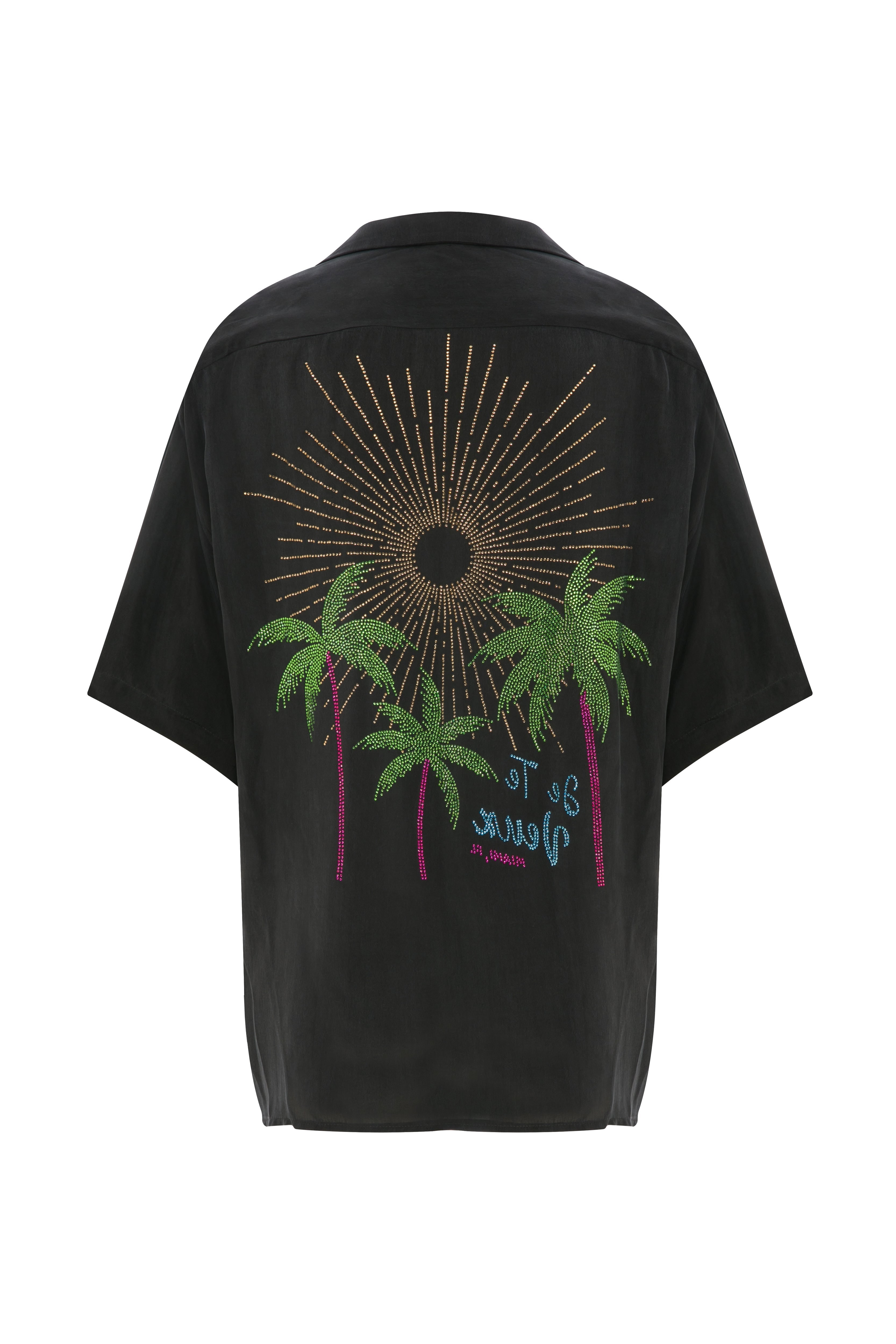 Je Te Veux Men's Black Miami Shirt