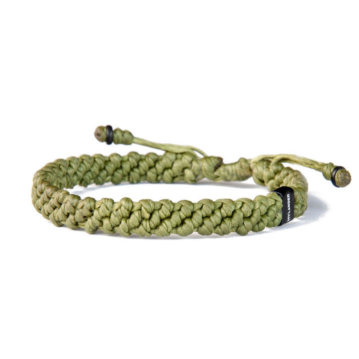 Harbour Uk Bracelets Men's Bold Apple Green Rope Bracelet – Handmade Chunky Design - Hylander
