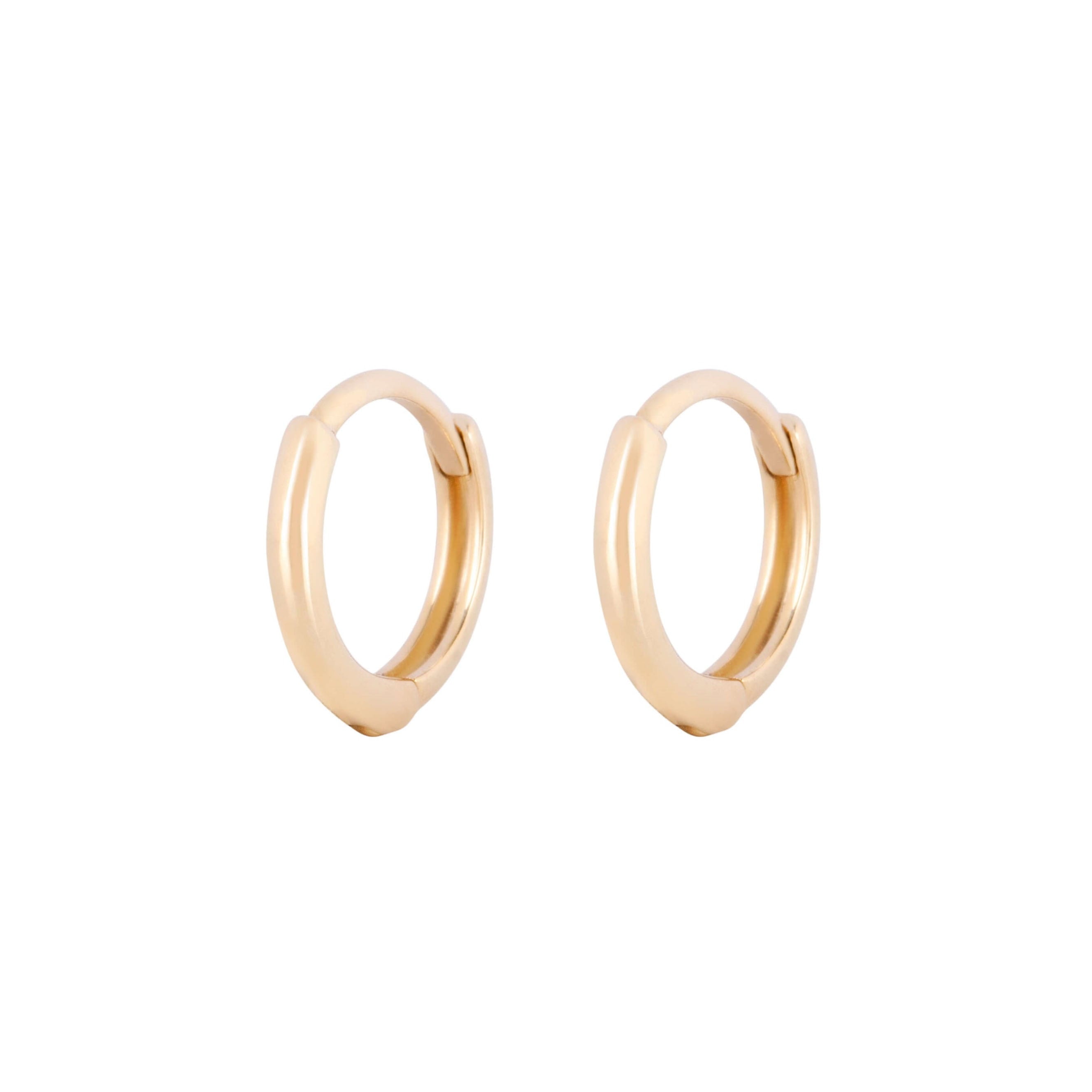 Zohreh Women's Mini Huggie Hoop Earring Pair 9k Gold In Gold