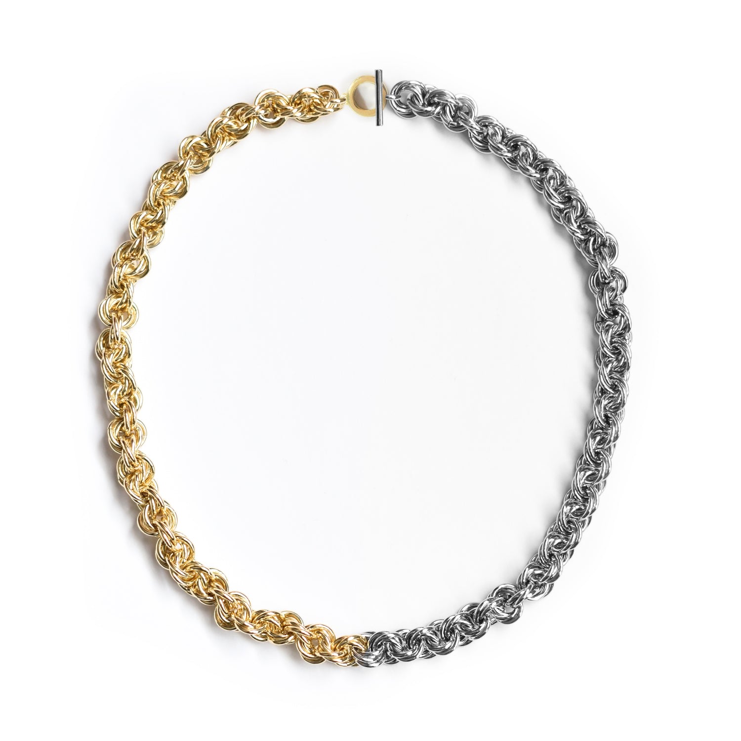 Adriana Pappas Designs Women's Mixed Metal Choker In Multi