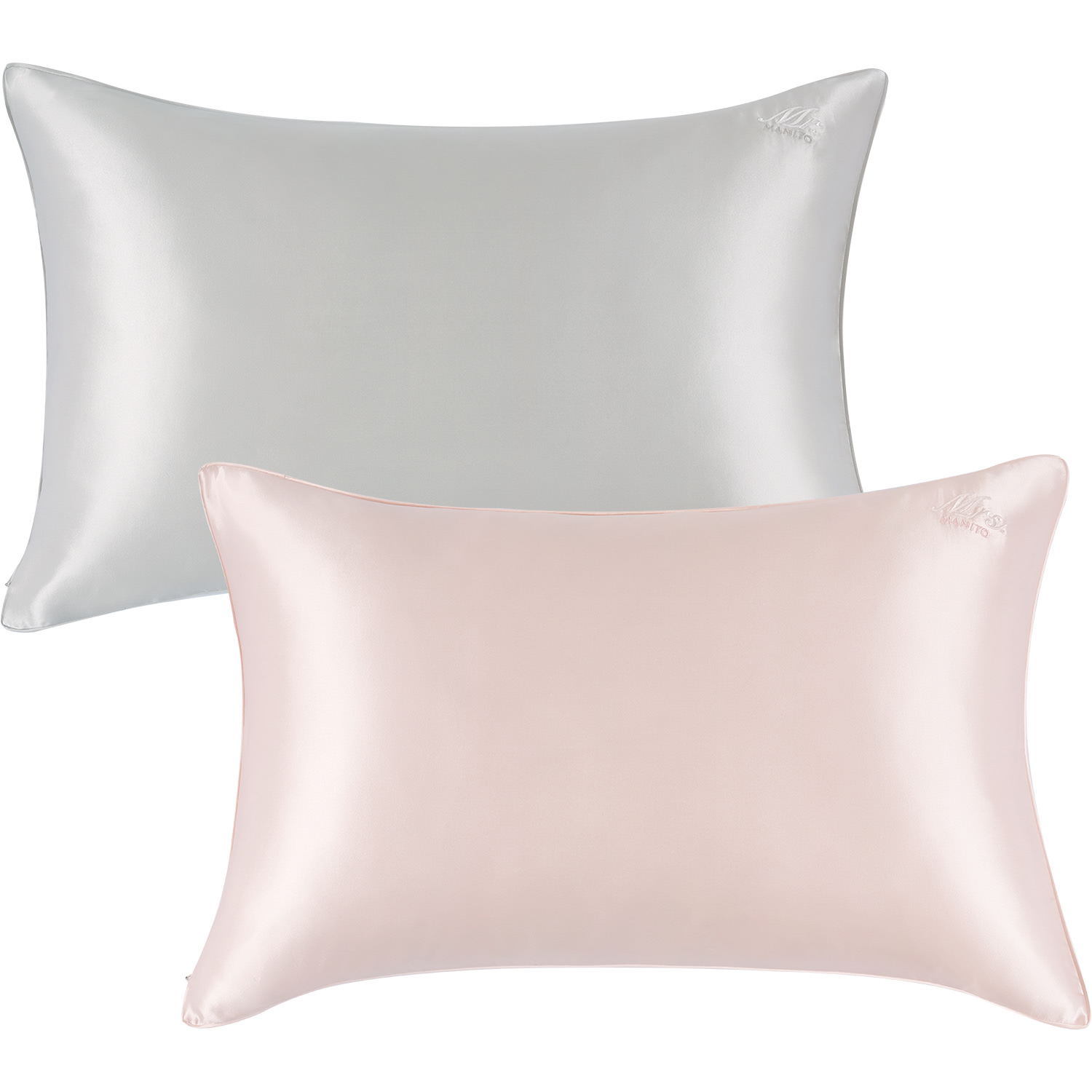 Manito Wedding Mr. & Mrs. Silk Pillowcases Gift Box