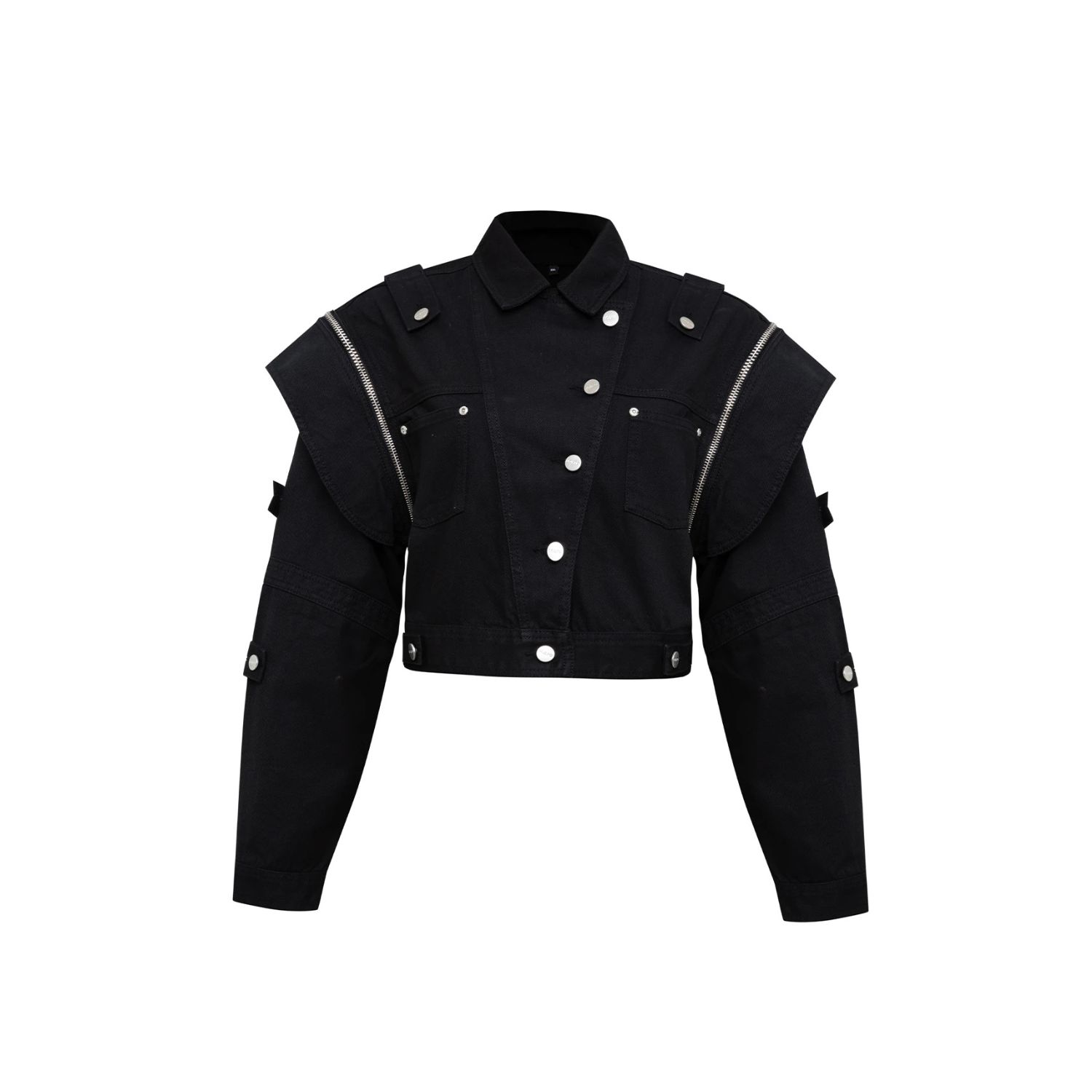 Bo&po Women's Black Perry Denim Jacket In Black