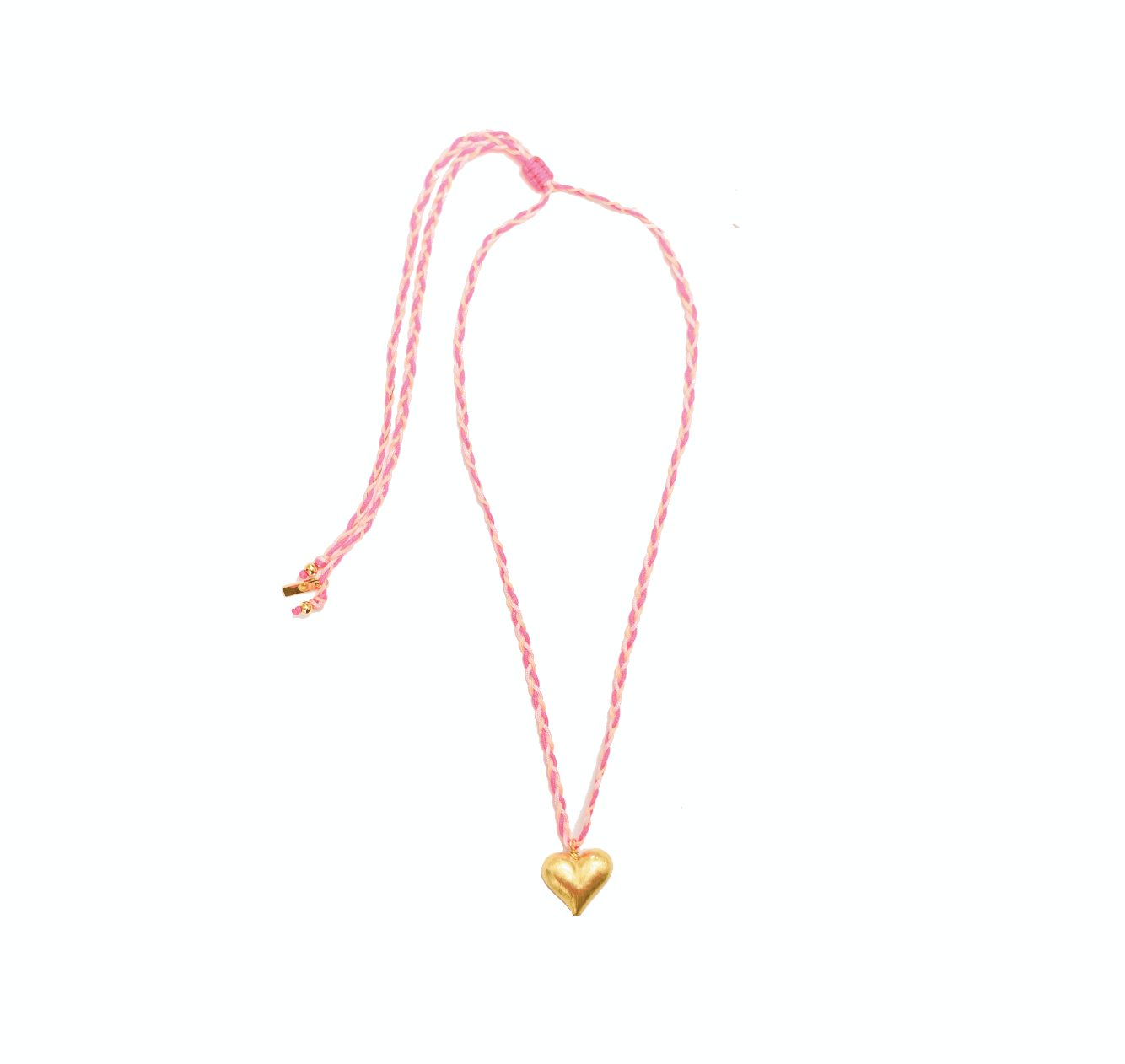 Women’s Heart Of Gold Necklace - Pink Adriana Pappas Designs