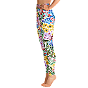 Jessie Zhao New York High Waist Yoga Leggings In Blooms In In