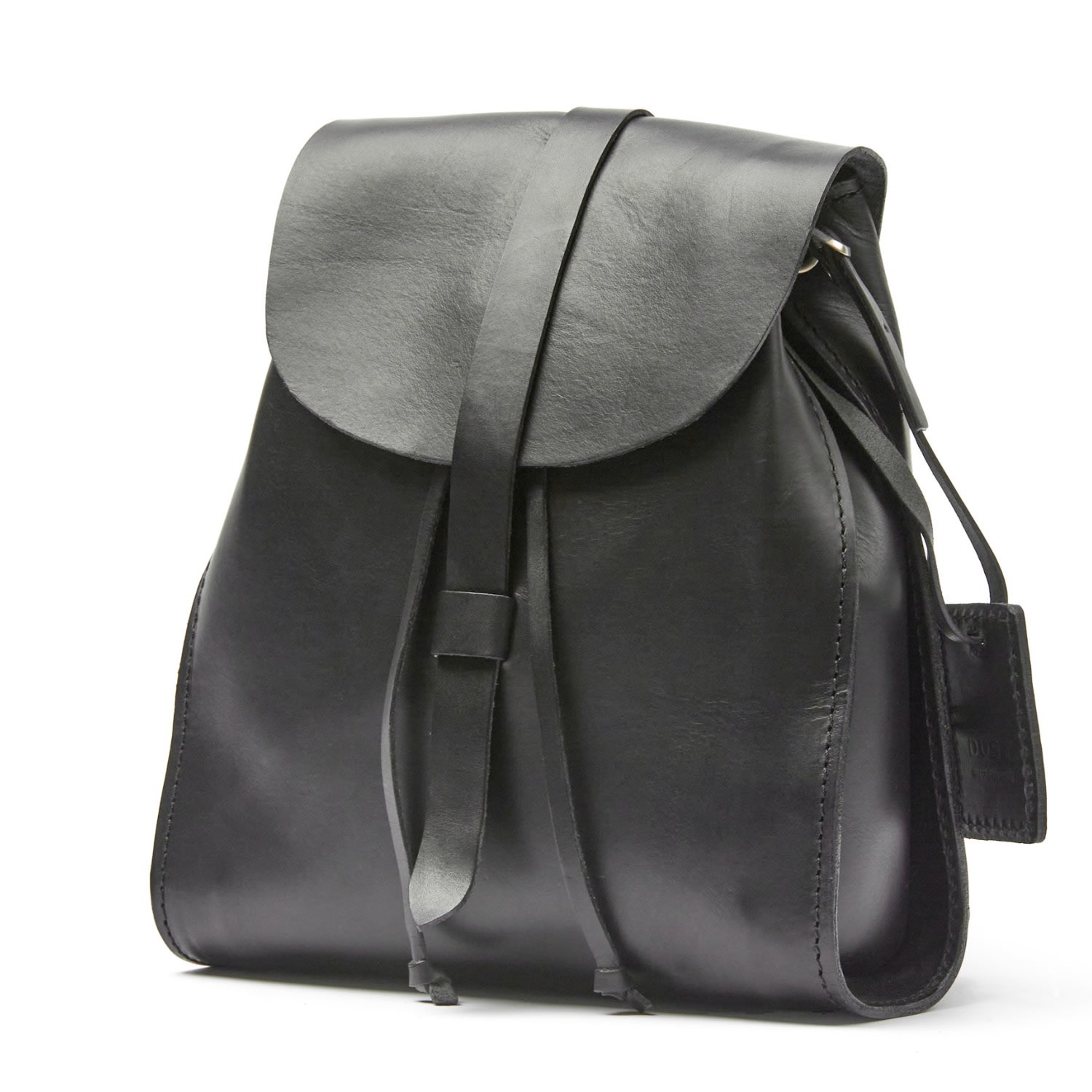 Women’s Leather Backpack Black Tribeca Collection The Dust Company